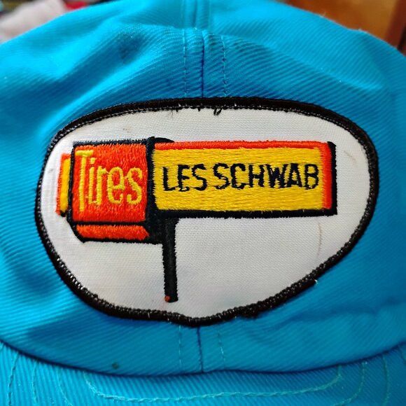 Other Vintage Louisville Les Schwab Tires Snap Trucker Hat Cap Size ONE SIZE - 3 Thumbnail