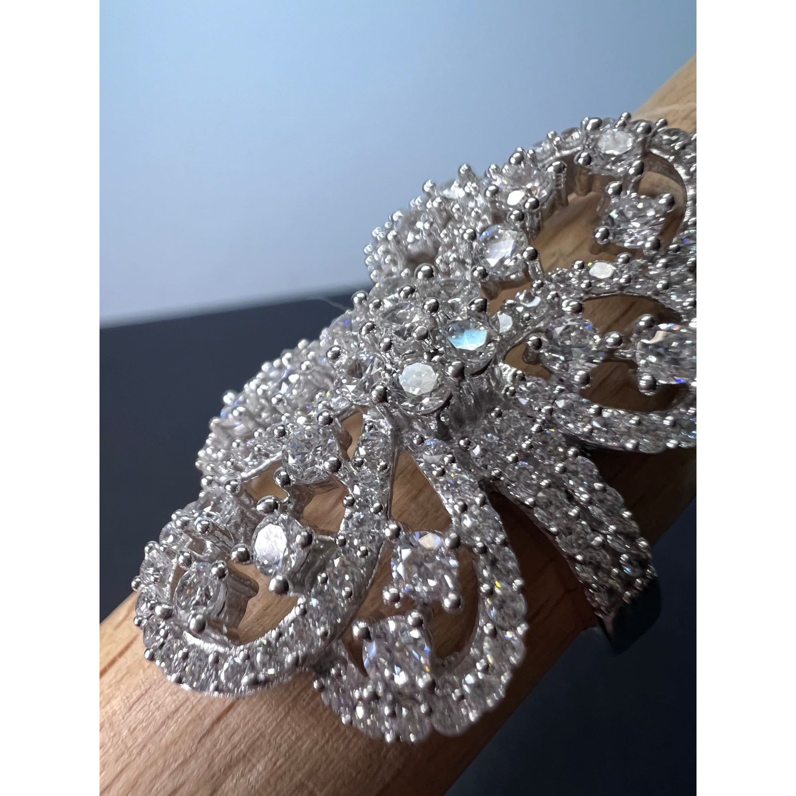 Other CZ cocktail ring In sterling silver size 9.5 Size ONE SIZE - 4 Thumbnail