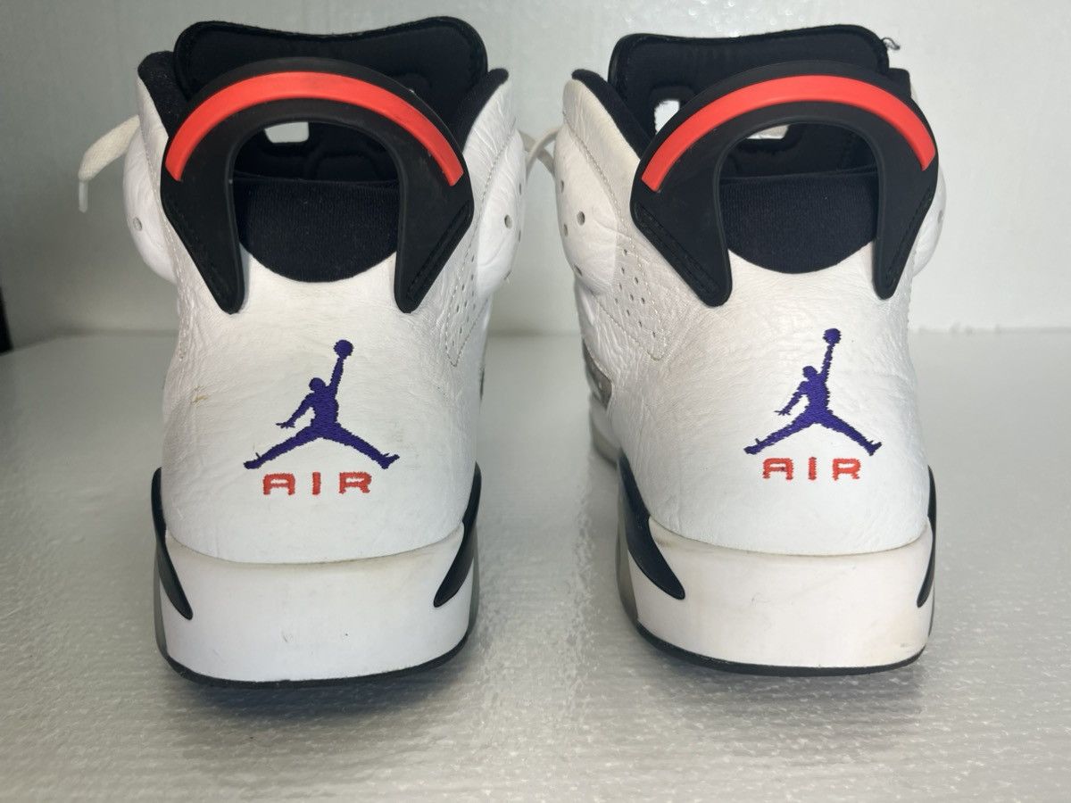 Jordan Brand Air Jordan 6 Retro LTR White Flint Flight Nostalgia Sz 14 Size US 14 / EU 47 - 6 Thumbnail