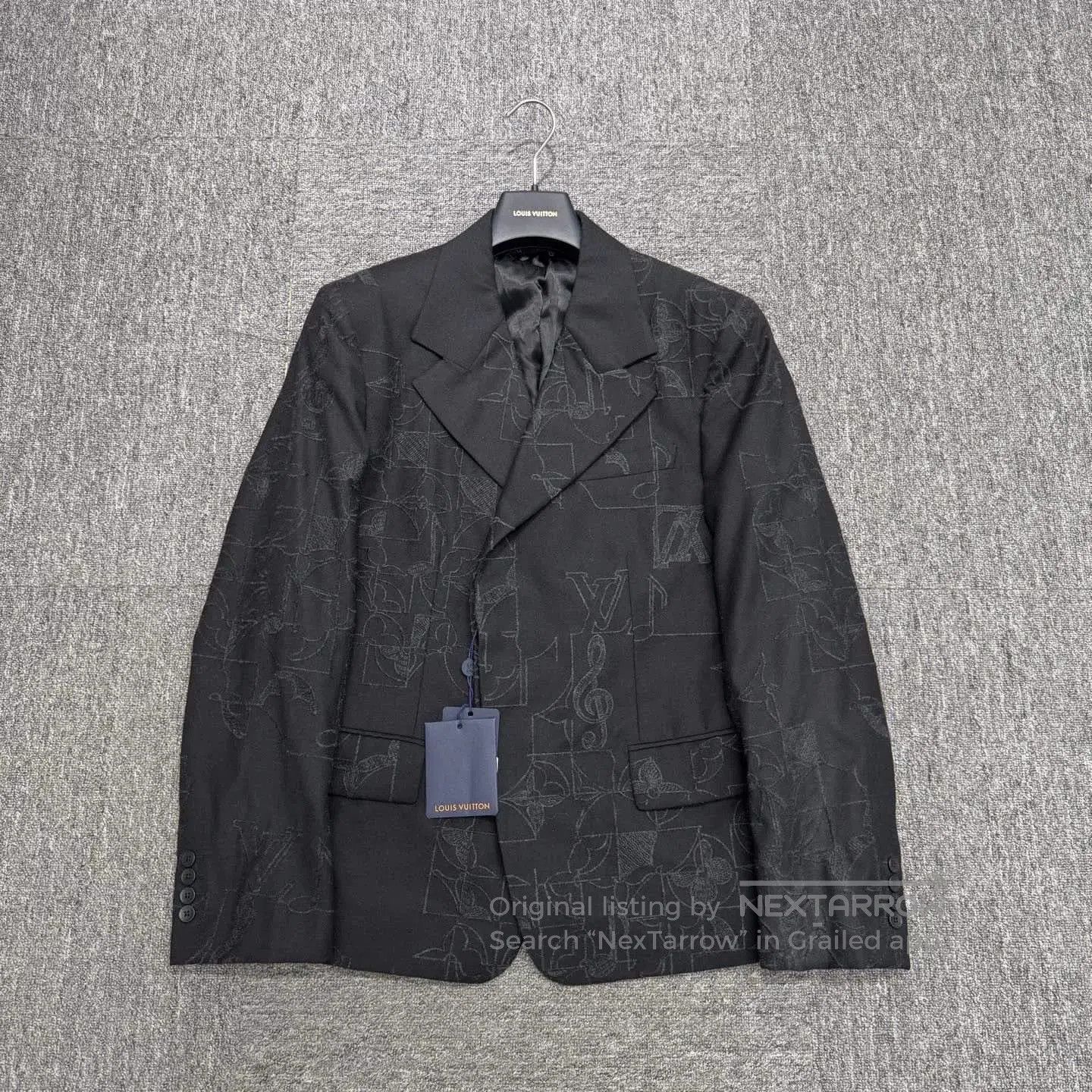 Louis Vuitton louis vuitton embroidered blazer with logo print. Size US M / EU 48-50 / 2 - 1 Thumbnail