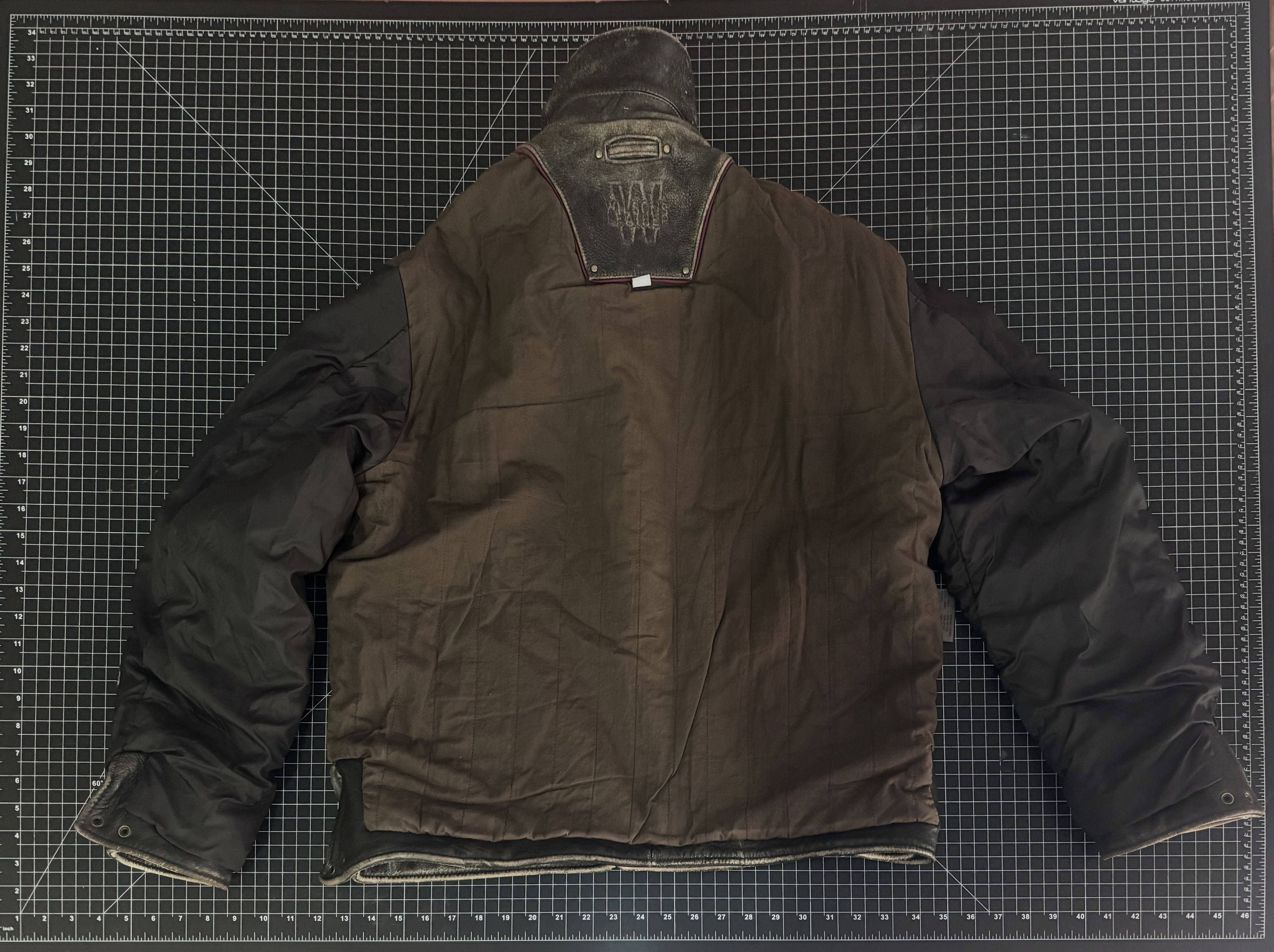Vintage Distressed Leather Jacket Size US L / EU 52-54 / 3 - 10 Thumbnail