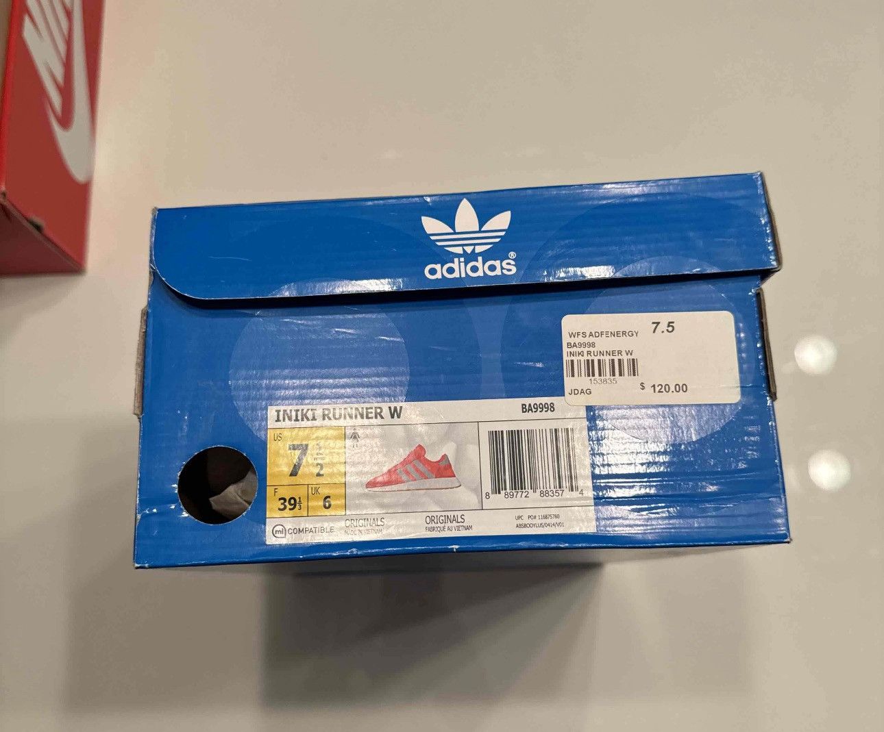Adidas Women’s Adidas Iniki Runner ‘Energy’ - Size 7.5w Size US 7.5 / IT 37.5 - 7 Thumbnail
