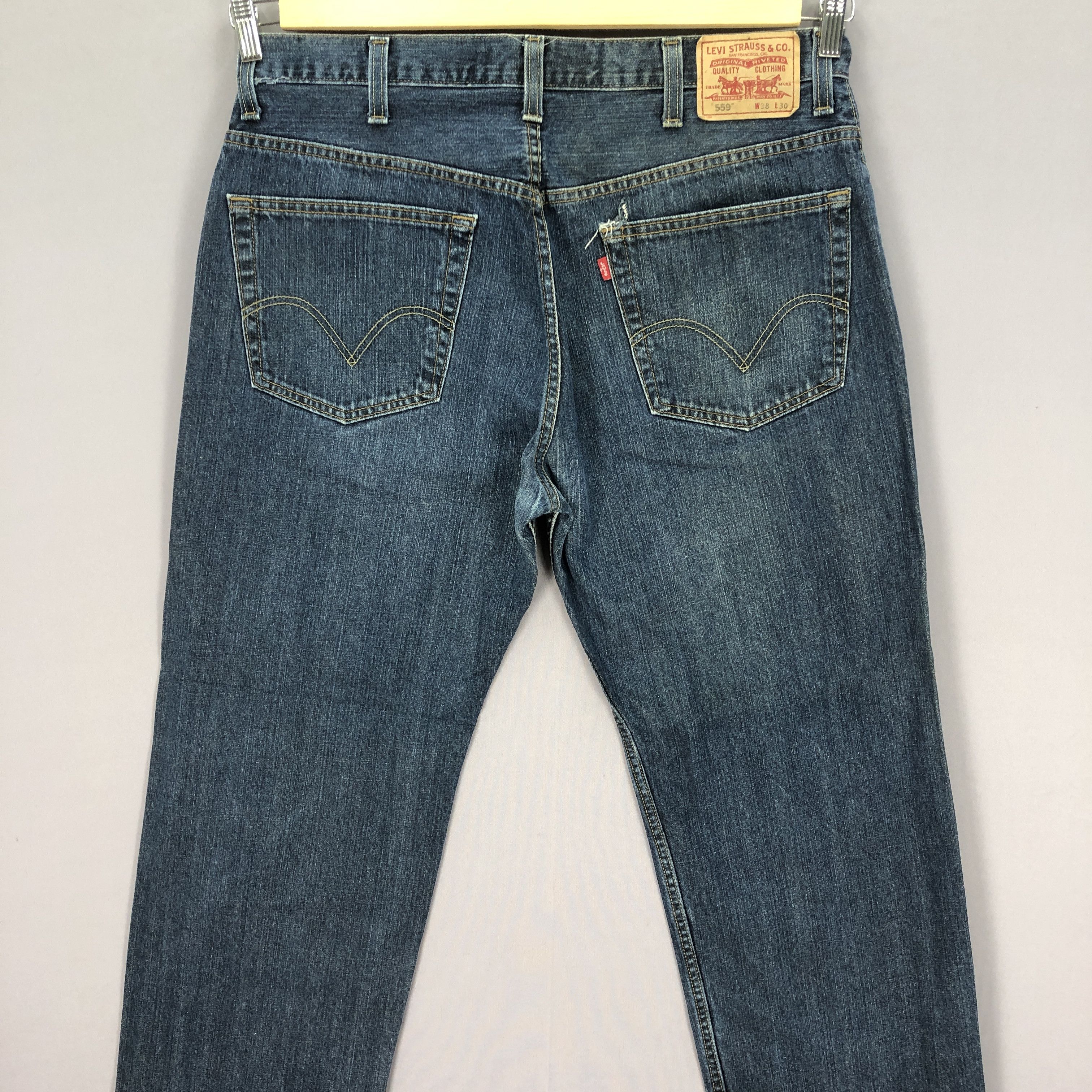 Levi's Vintage Baggy Levis 559 Jeans Levi's Blue Wash Denim Pants Size US 34 / EU 50 - 4 Thumbnail