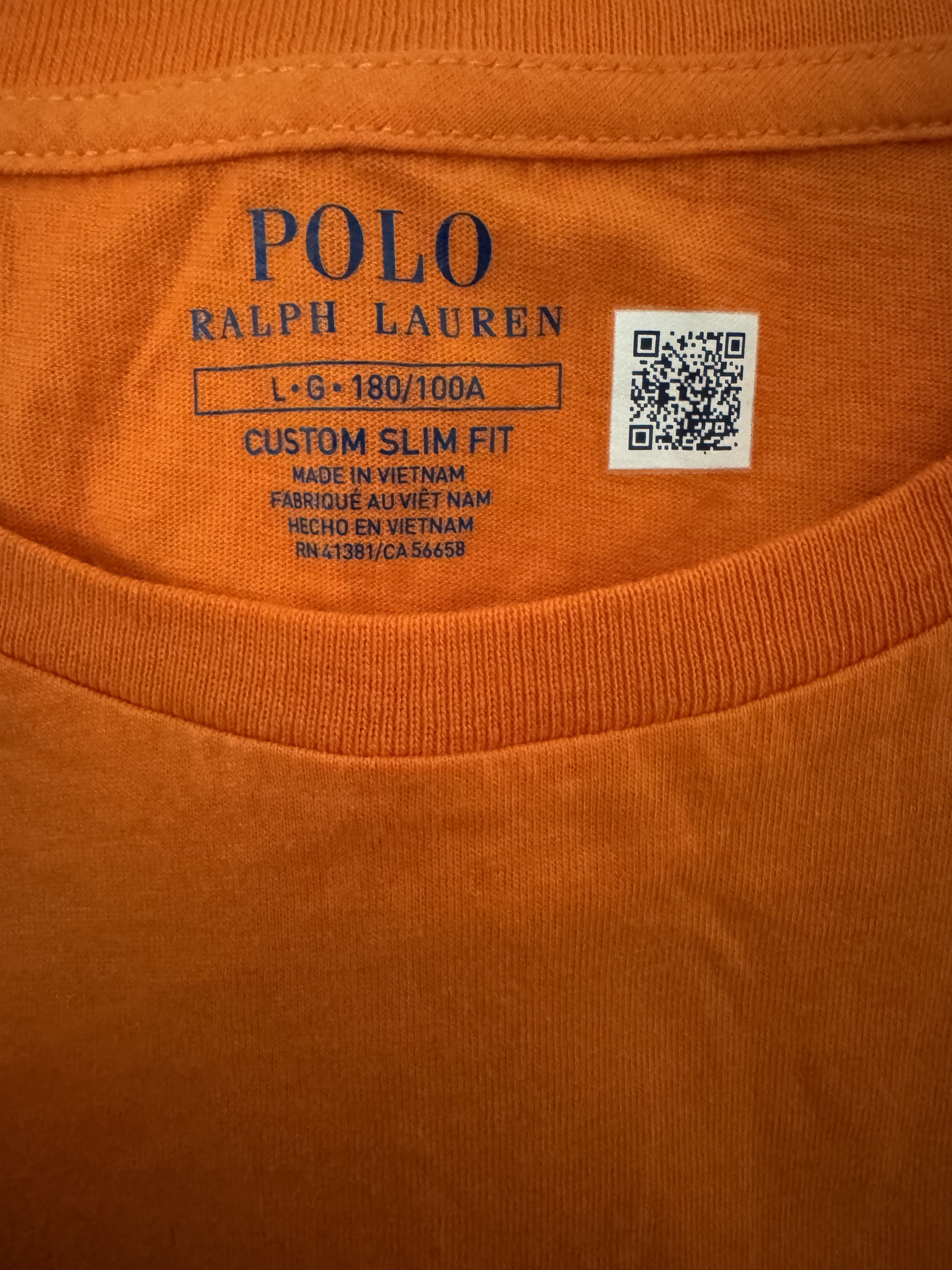 Polo Ralph Lauren Polo Ralph Lauren Custom Slim Fit T-Shirt Size US L / EU 52-54 / 3 - 3 Thumbnail
