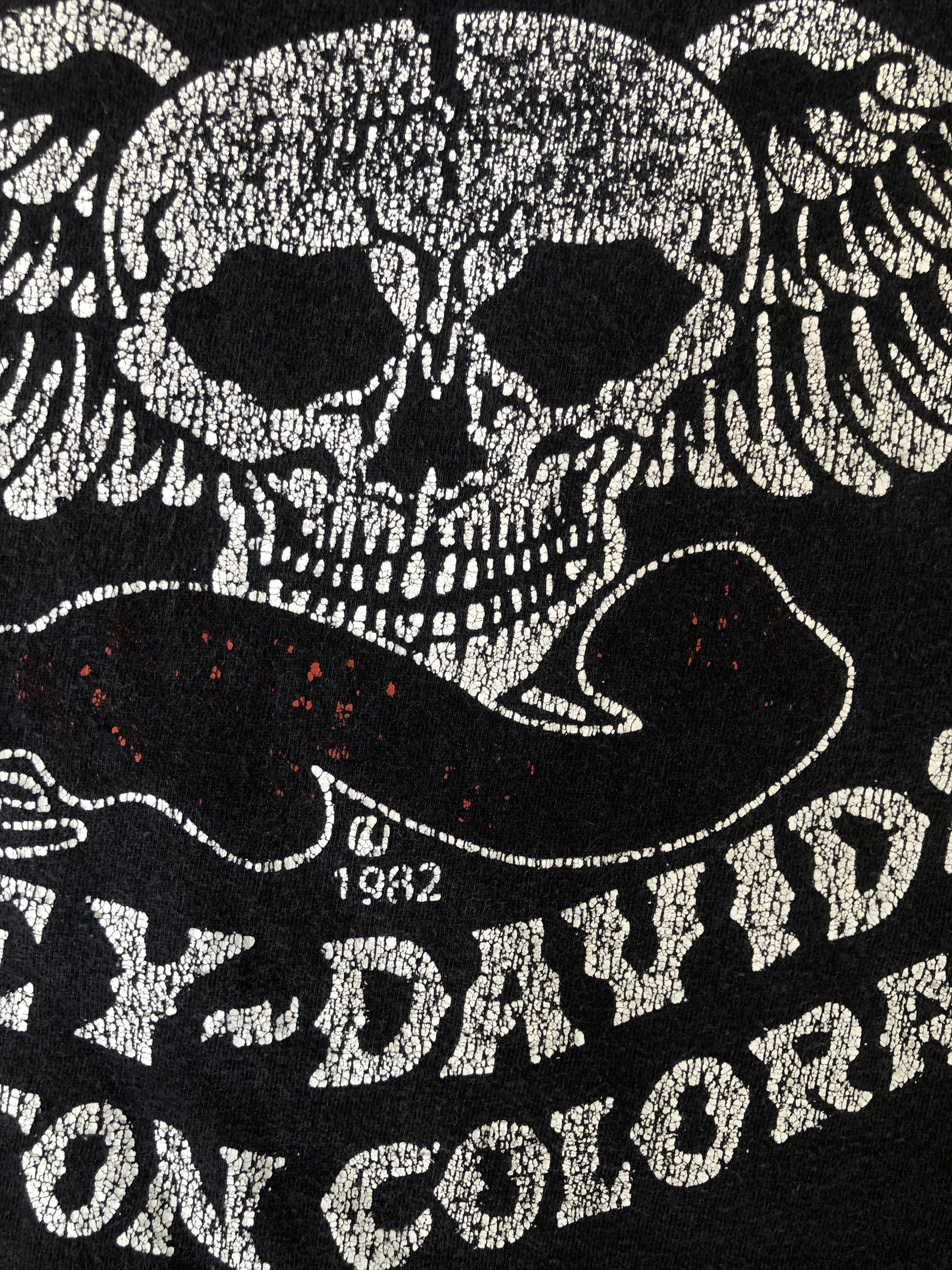 Harley Davidson Vintage 80s Harley Davidson Wing Skull Tee Size US M / EU 48-50 / 2 - 8 Thumbnail