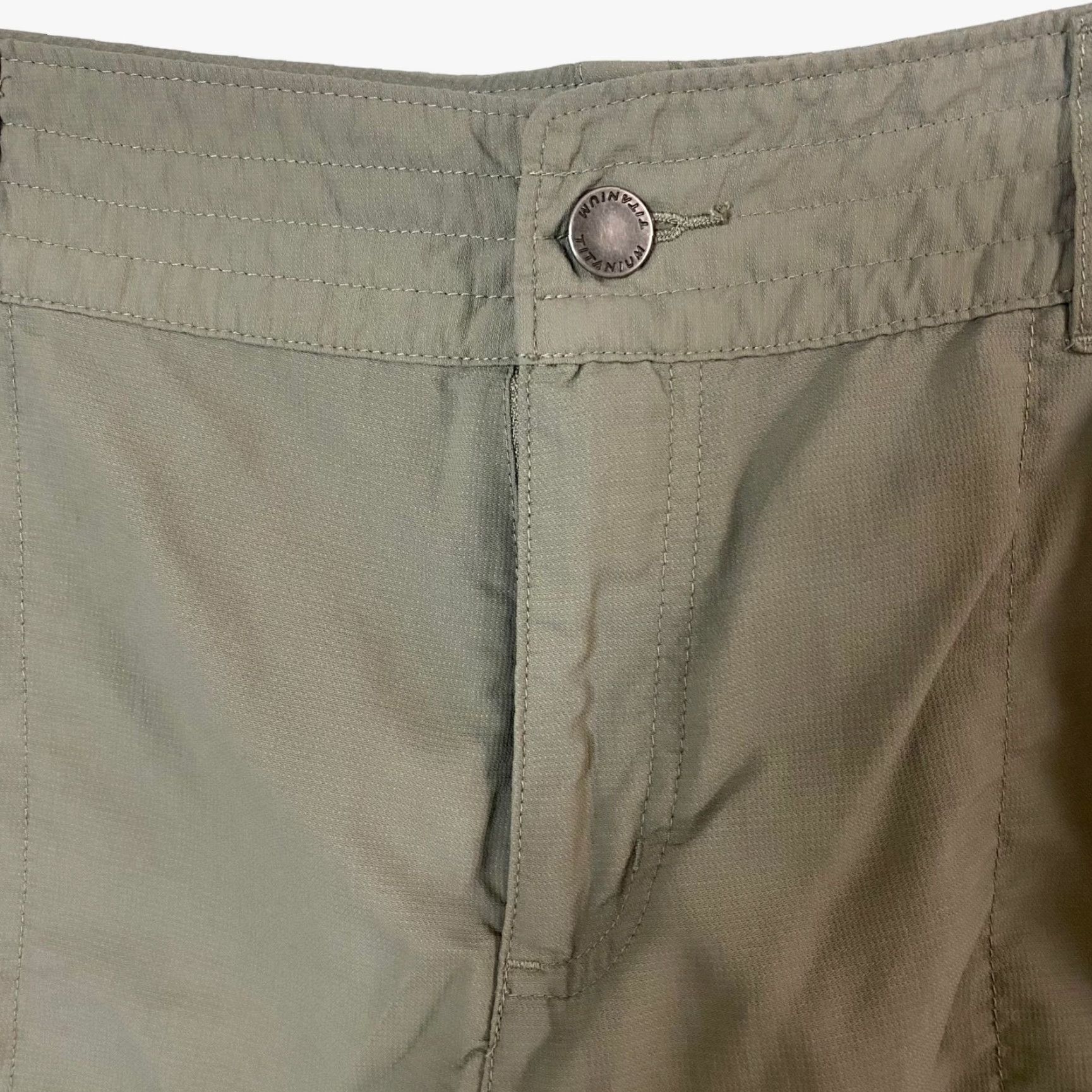 Vintage Columbia Silver Ridge Utility Shorts Womens 14 Green Hiking Outdoor Utility Pants Size 36" / US 14 / IT 50 - 5 Thumbnail