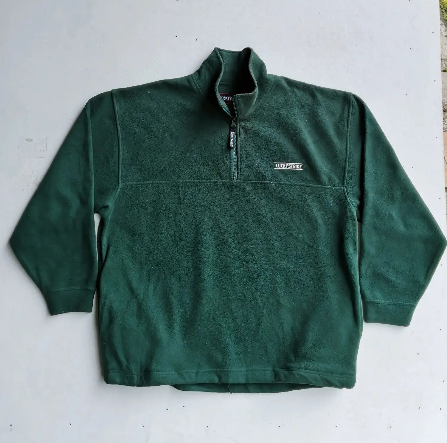 Designer Lucky Strike Micro Fleece Small Logo Sweatshirt Size US L / EU 52-54 / 3 - 1 Thumbnail