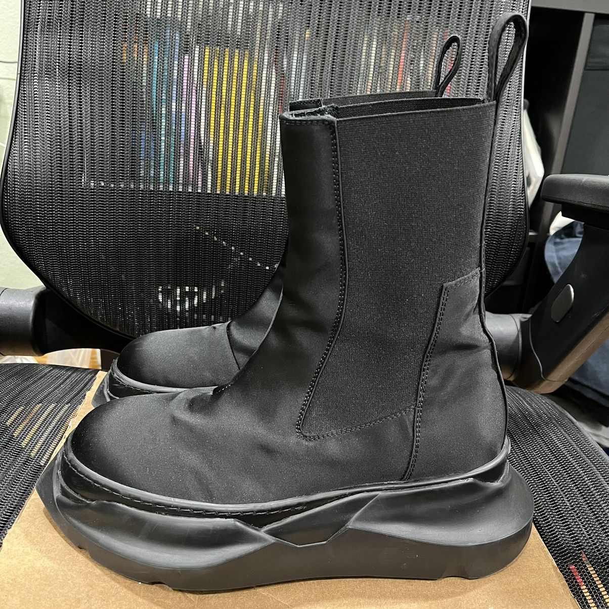 Rick Owens × Rick Owens Drkshdw Black Beatle Abstract Satin