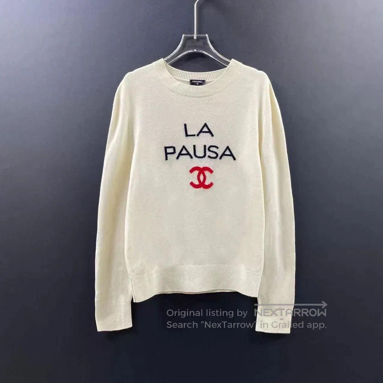 Chanel Chanel Cruise Collection Cashmere Sweater. Size L / US 10 / IT 46 - 2 Thumbnail