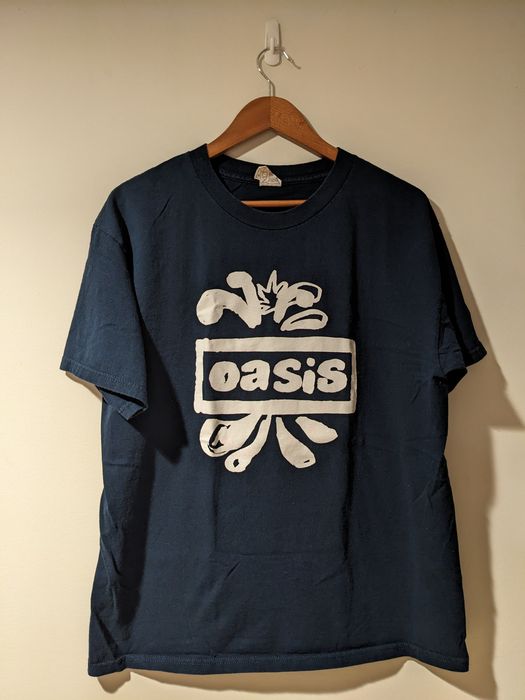 Vintage Vintage Oasis Dig Out Your Soul Tour Blue Large T-Shirt