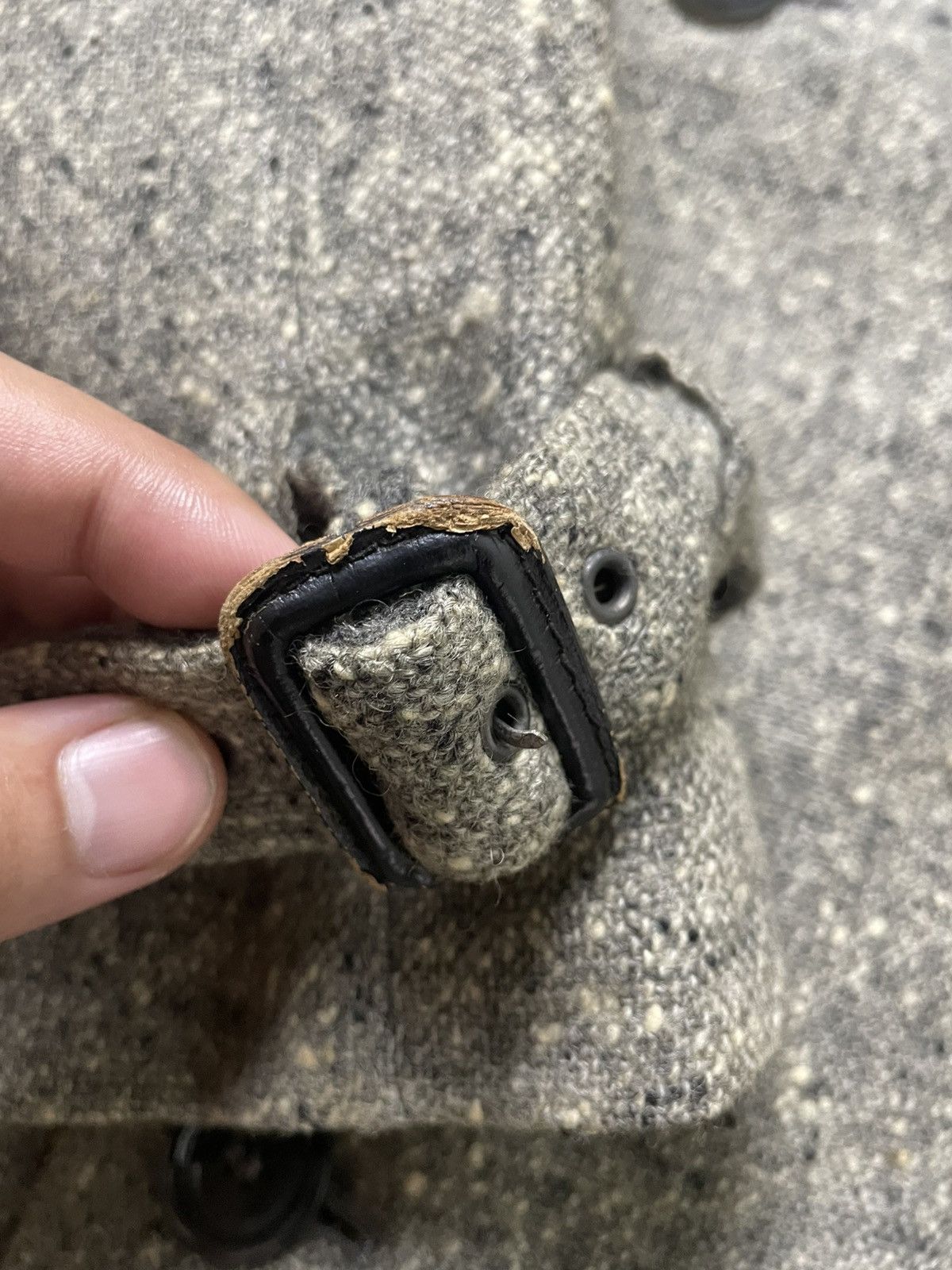 Japanese Brand Vintage D’Urban Double Breasted Wool Trench Coat (180) Size US XXS / EU 40 - 6 Thumbnail