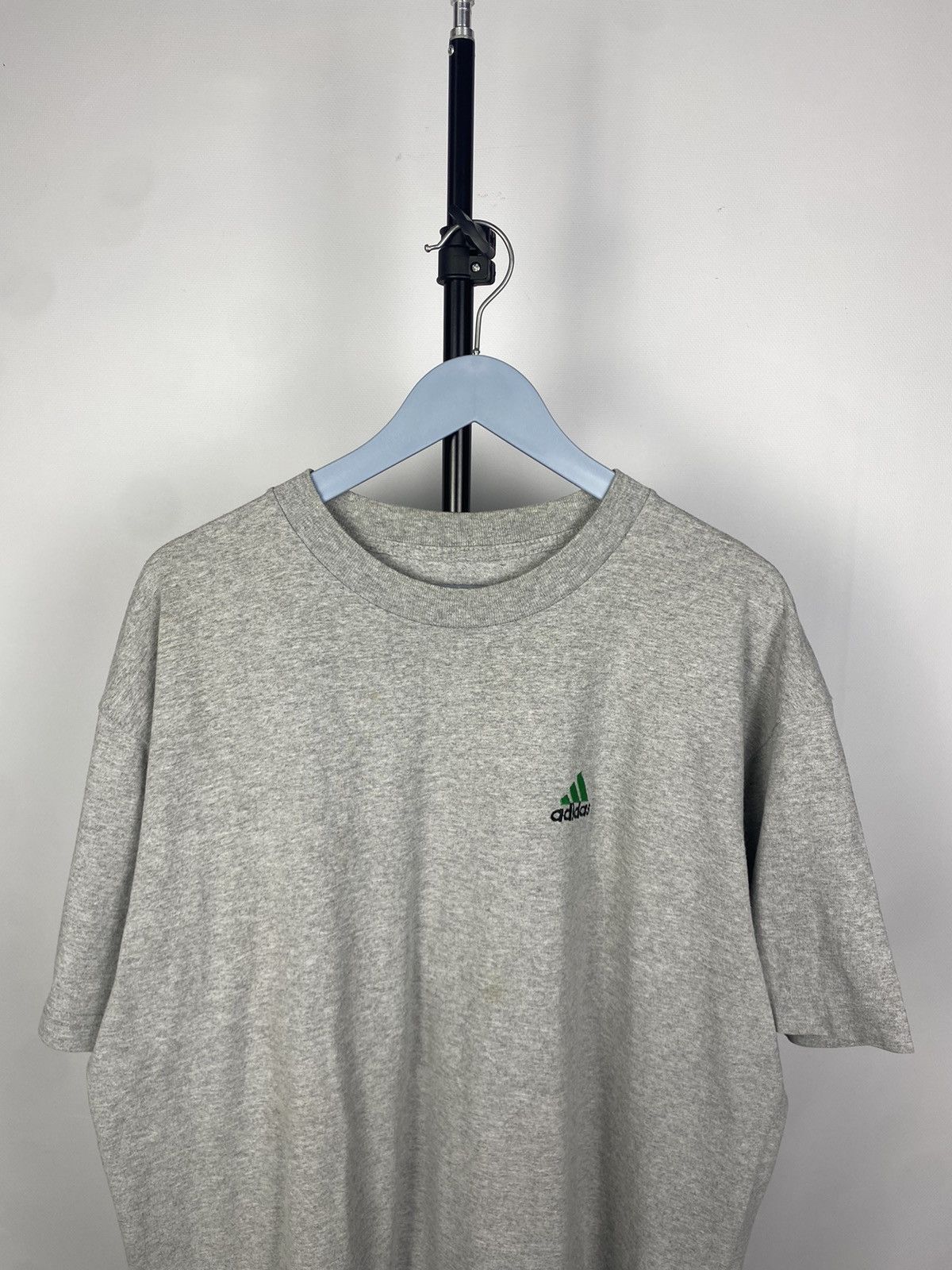 Adidas × Vintage Vintage 90s Adidas Blank small Logo t shirt Y2K Size US XL / EU 56 / 4 - 3 Thumbnail