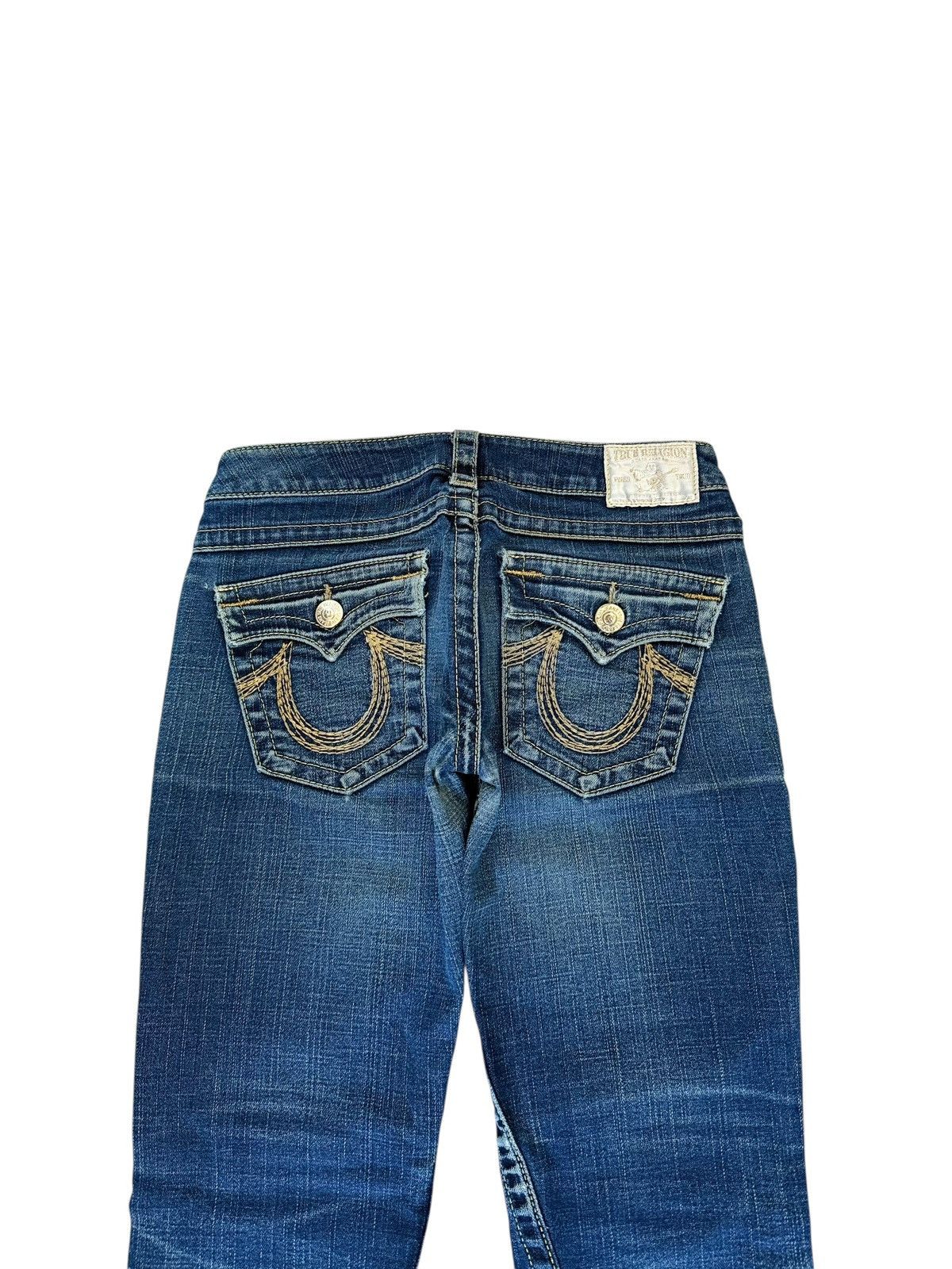 True Religion True Religion Rainbow Joey Washed Flared Bootcut Denim Jeans Size 27" / US 4 / IT 40 - 3 Thumbnail