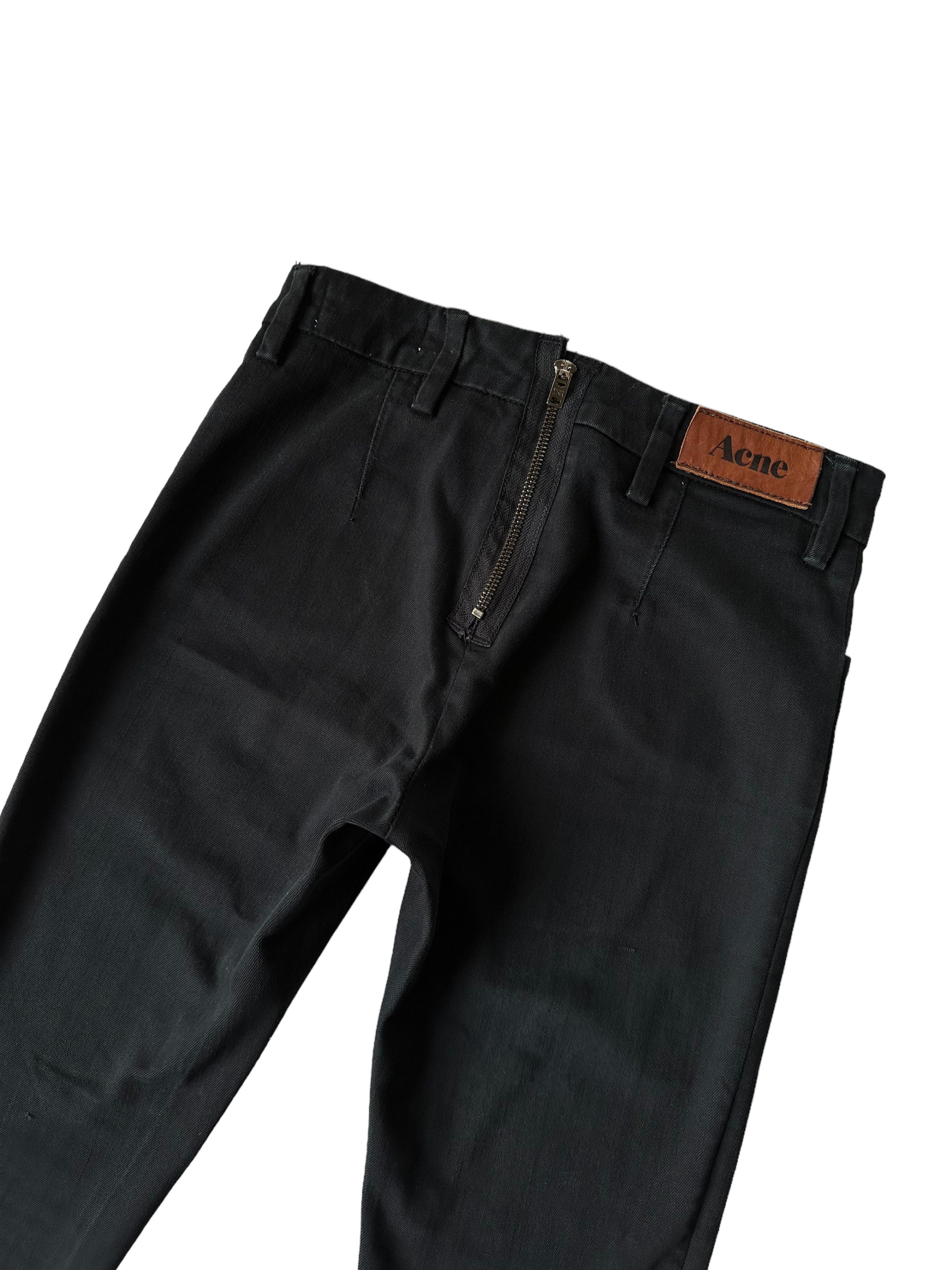 Acne Studios ACNE STUDIOS Skin Wet Black Slim Jeans 27/32 Size 27" / US 4 / IT 40 - 3 Thumbnail
