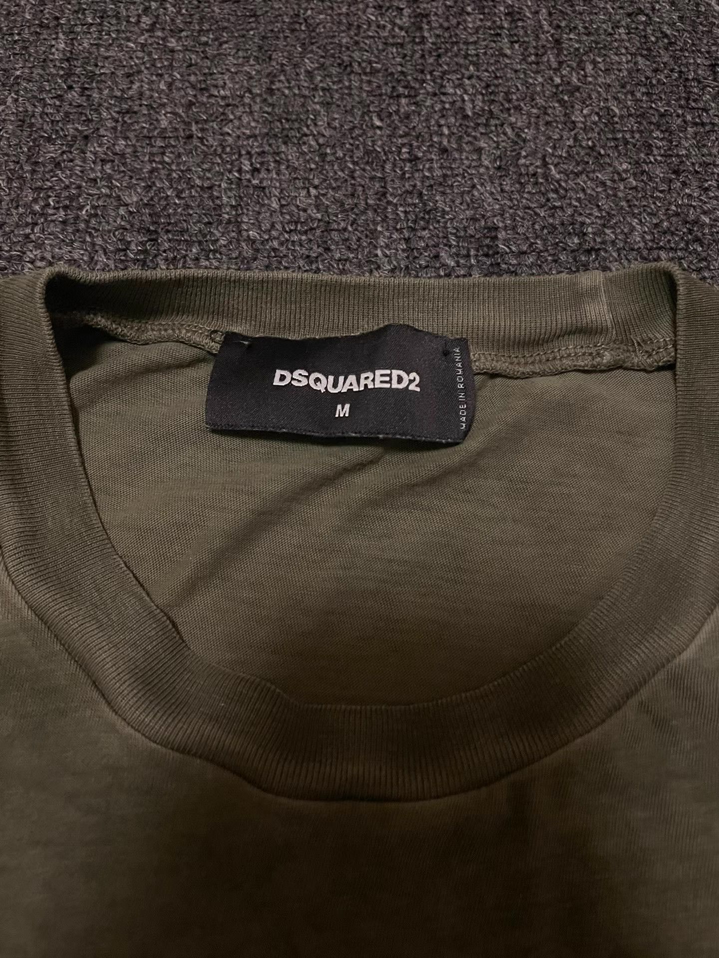 Dsquared2 Dsquared2 D2 washed army green short-sleeve T-shirt. Size US M / EU 48-50 / 2 - 2 Thumbnail