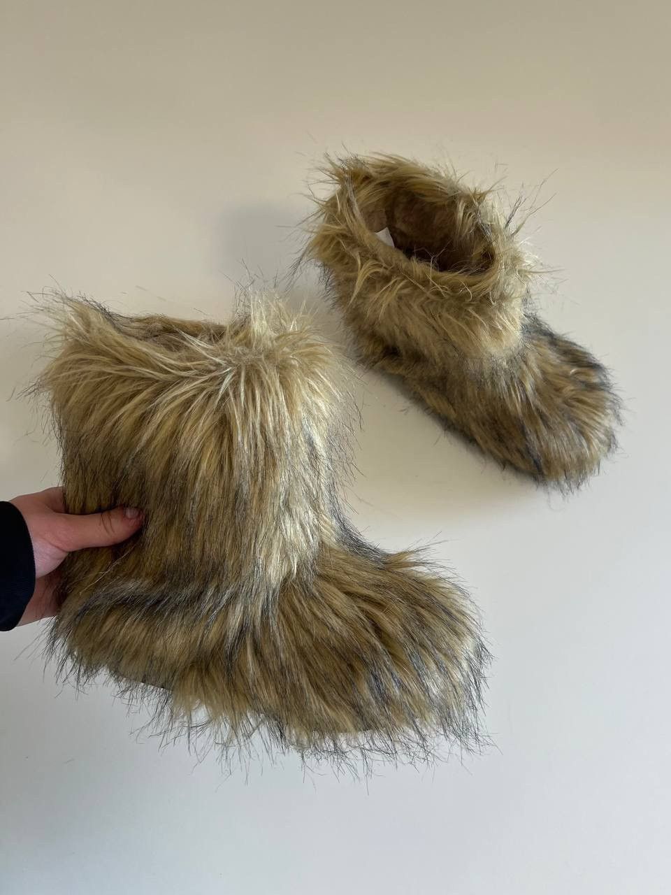 Other Brown Fur Boots Sneaks Size US 5.5 / IT 35.5 - 1 Thumbnail