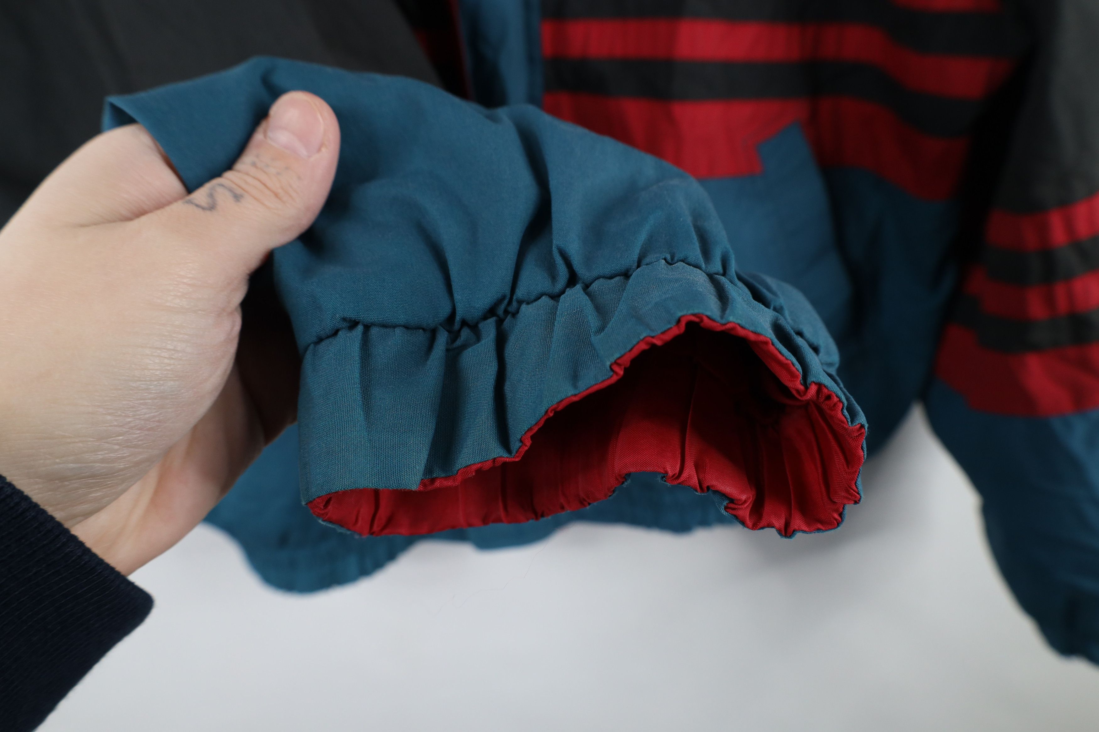 Vintage Vintage 90s Streetwear Reversible Hooded Windbreaker Jacket Size US XL / EU 56 / 4 - 7 Thumbnail