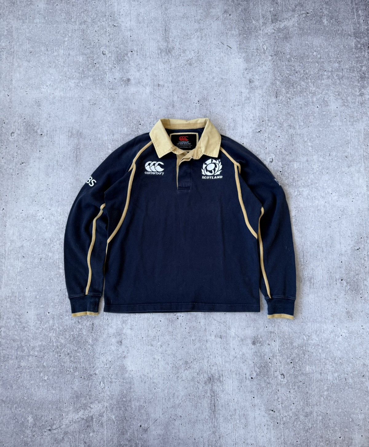 Canterbury of New Zealand × Vintage Vintage Canterbury Scotland Rugby 2011 Long Sleeve Size US S / EU 44-46 / 1 - 1 Thumbnail