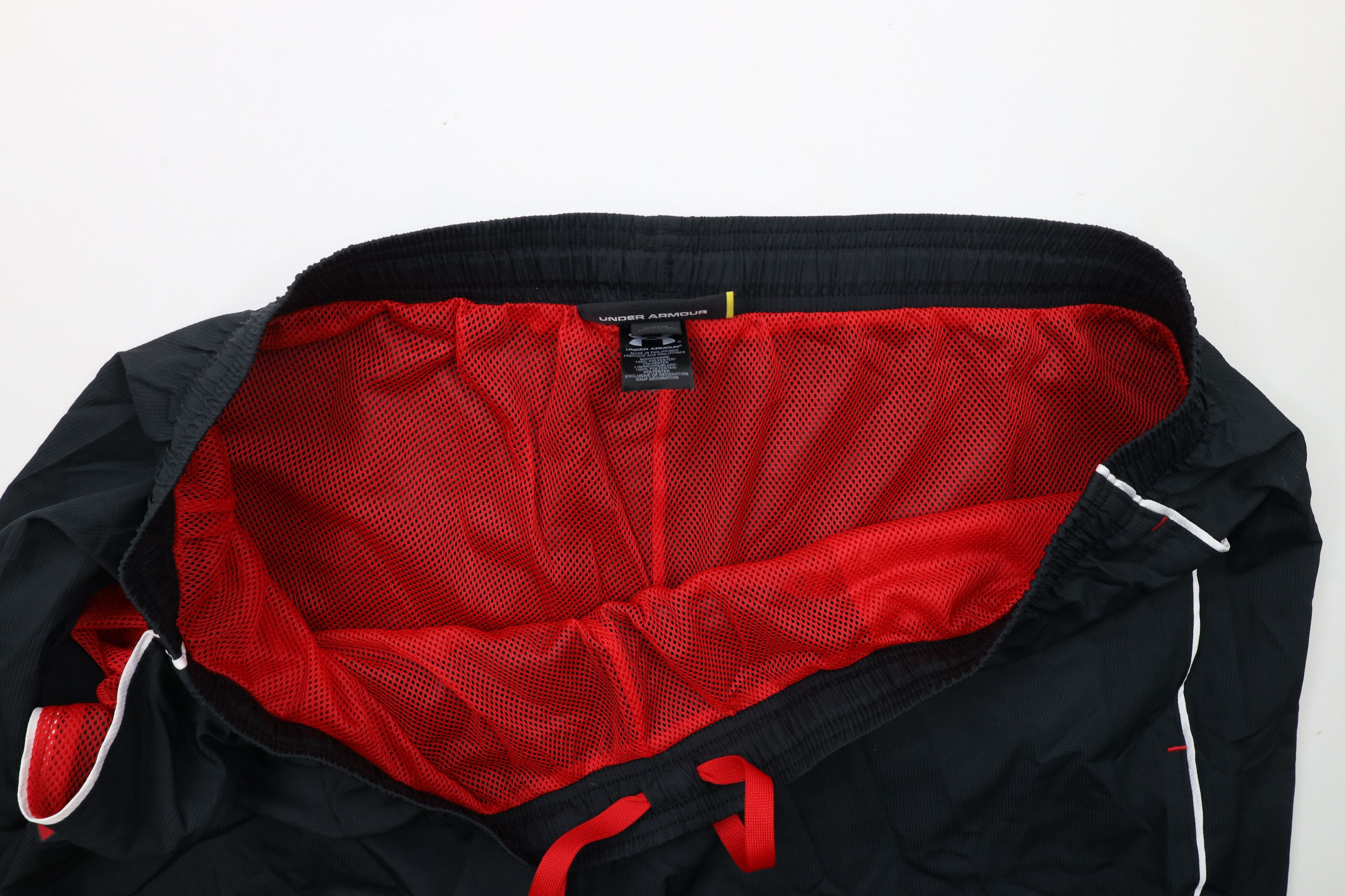 Under Armour × Vintage Under Armour Fit Lined Wide Leg Windbreaker Rain Pants Black Size US 42 / EU 58 - 12 Thumbnail