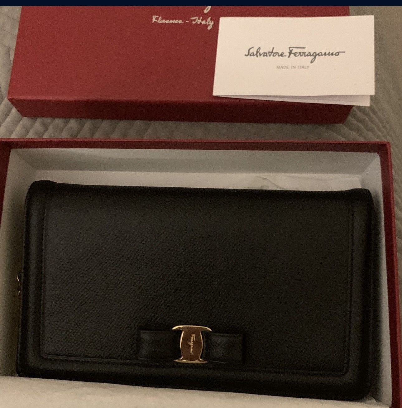 Salvatore Ferragamo × Vintage Salvatore Ferragamo black Clutch Size ONE SIZE - 1 Thumbnail