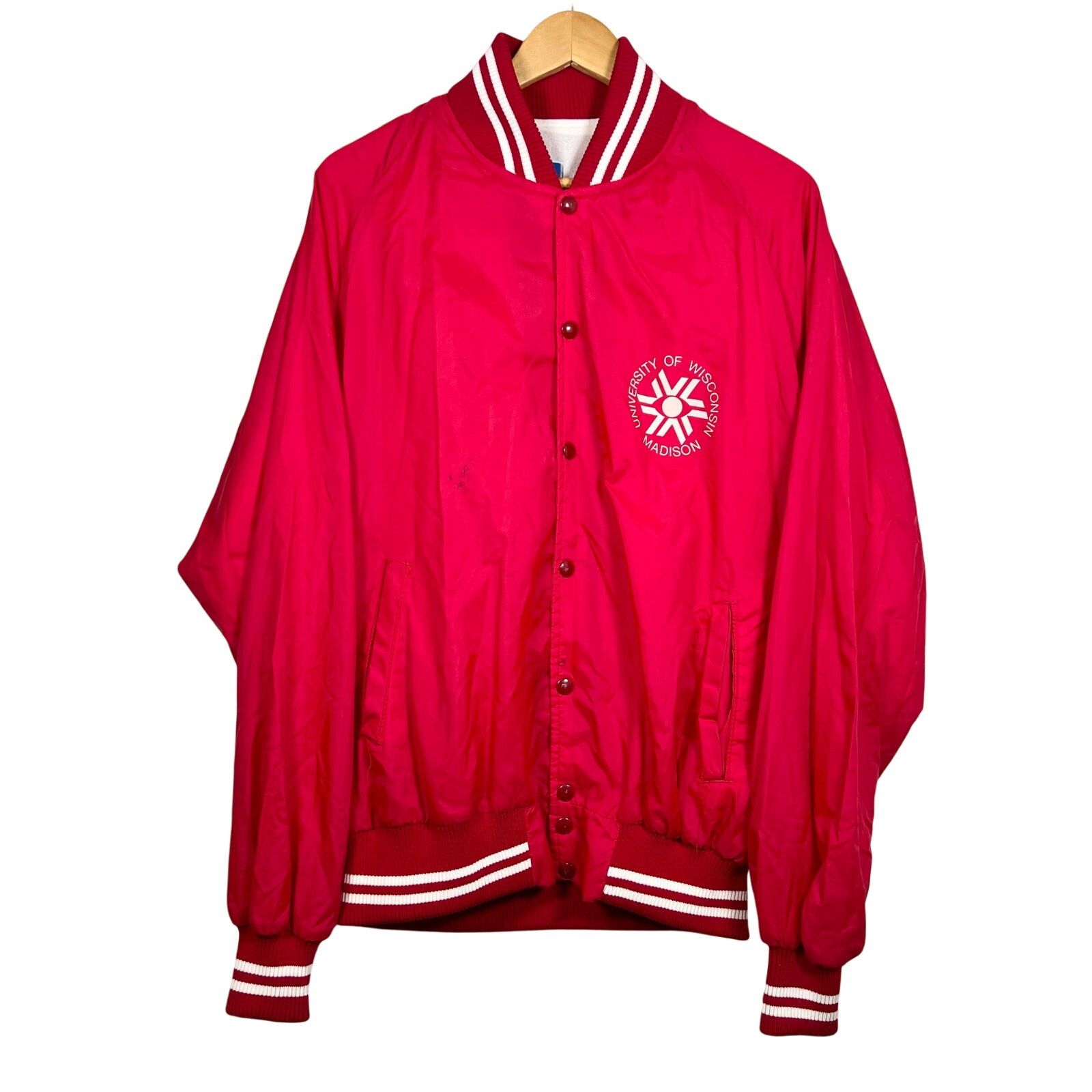 Champion Vintage Champion University of Wisconsin Badgers SatinJacket Size US XXL / EU 58 / 5 - 1 Thumbnail