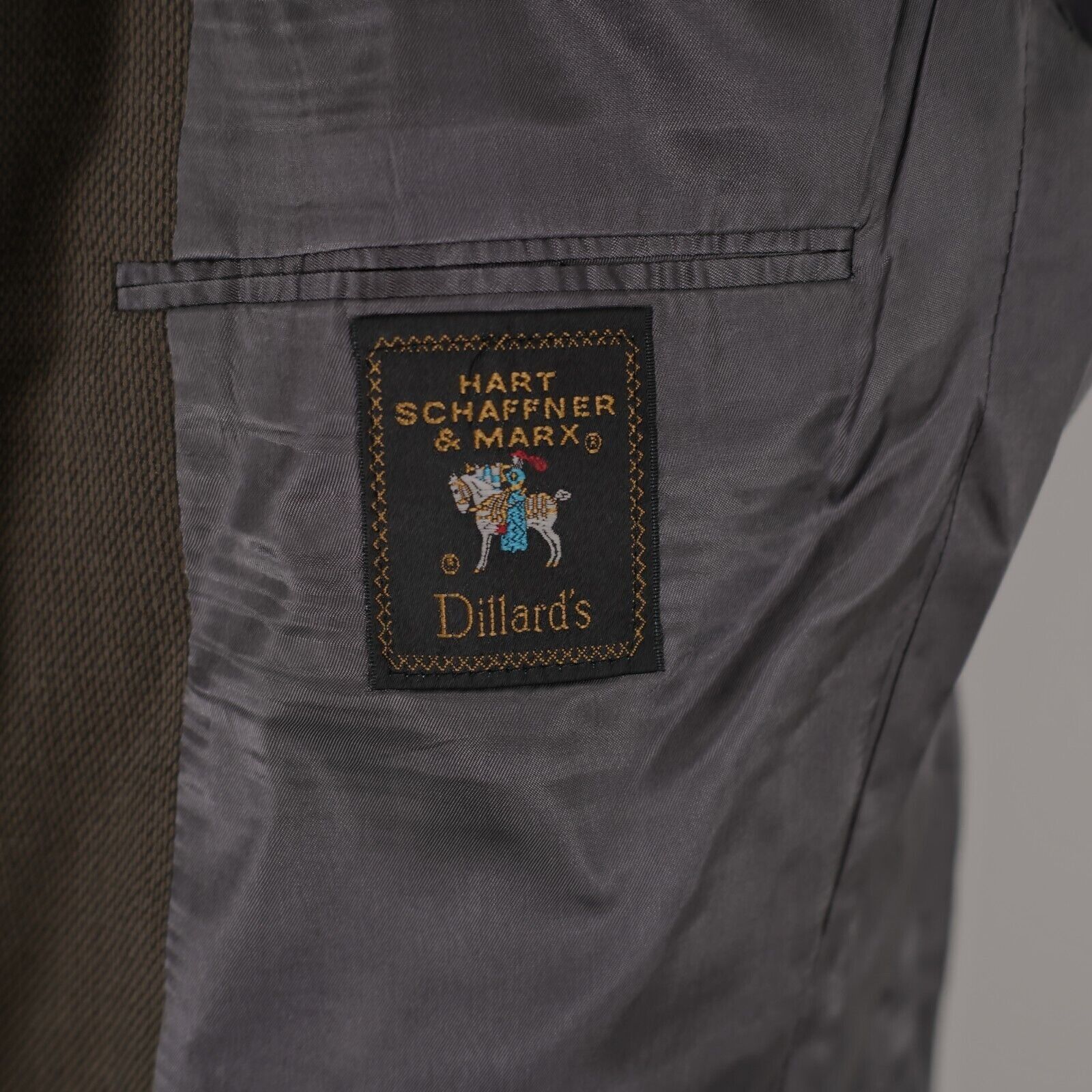 Hart Schaffner Marx Hart Schaffner Marx Textured Wool Brown Black Honeycomb 2 Bu Size 40L - 11 Thumbnail