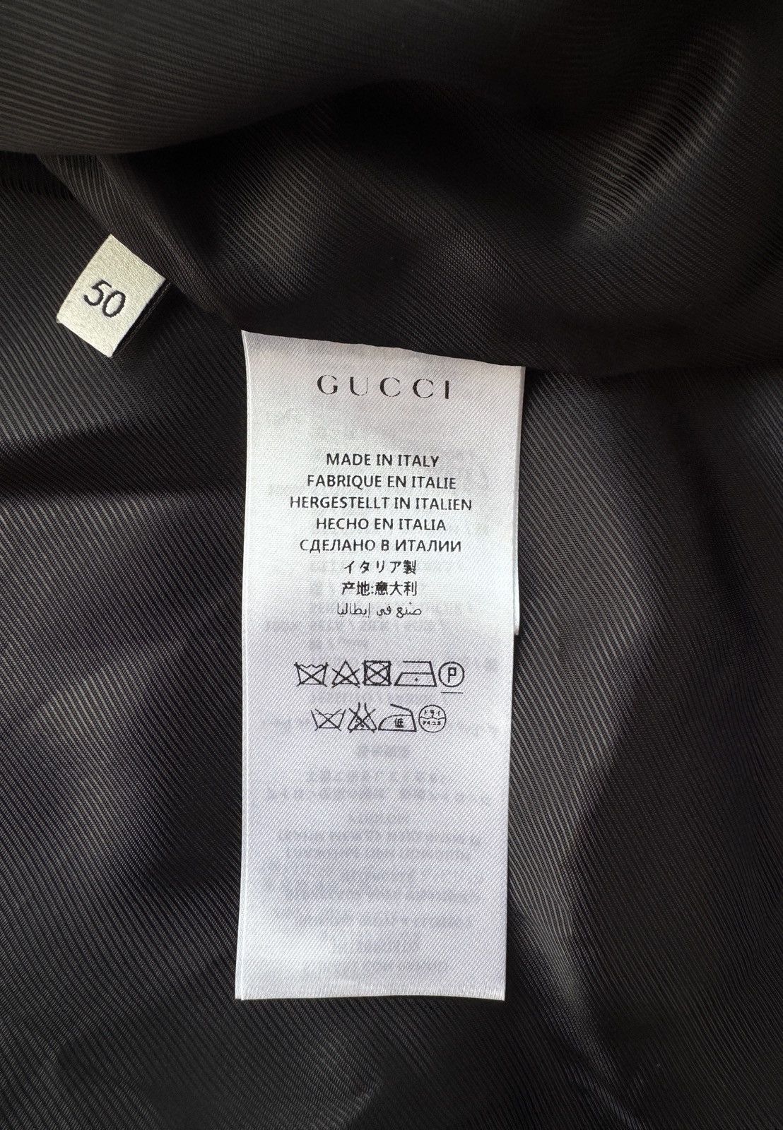 Gucci Men's GUCCI Silk Bomber Jacket Jungle Print size 50 M Size US M / EU 48-50 / 2 - 9 Thumbnail