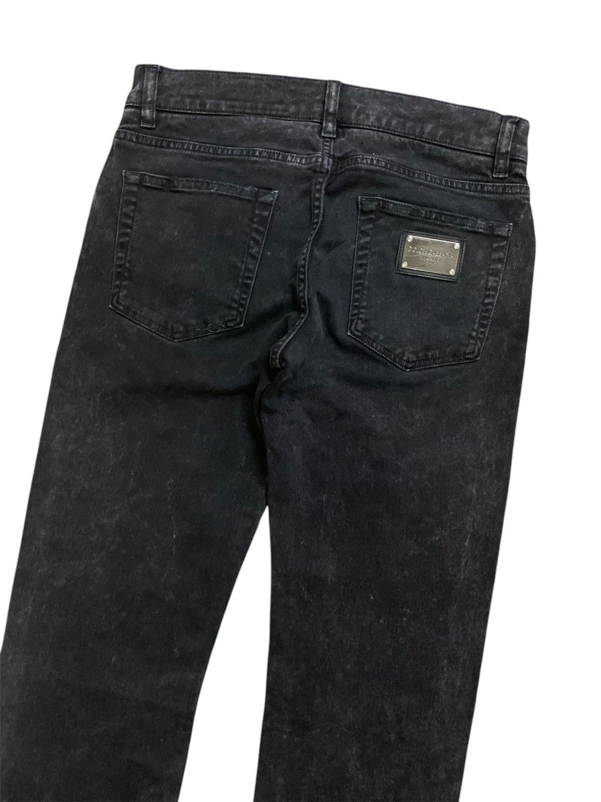 Dolce & Gabbana Dolce&Gabbana Skinny Super Black Denim Size 29" - 1 Thumbnail