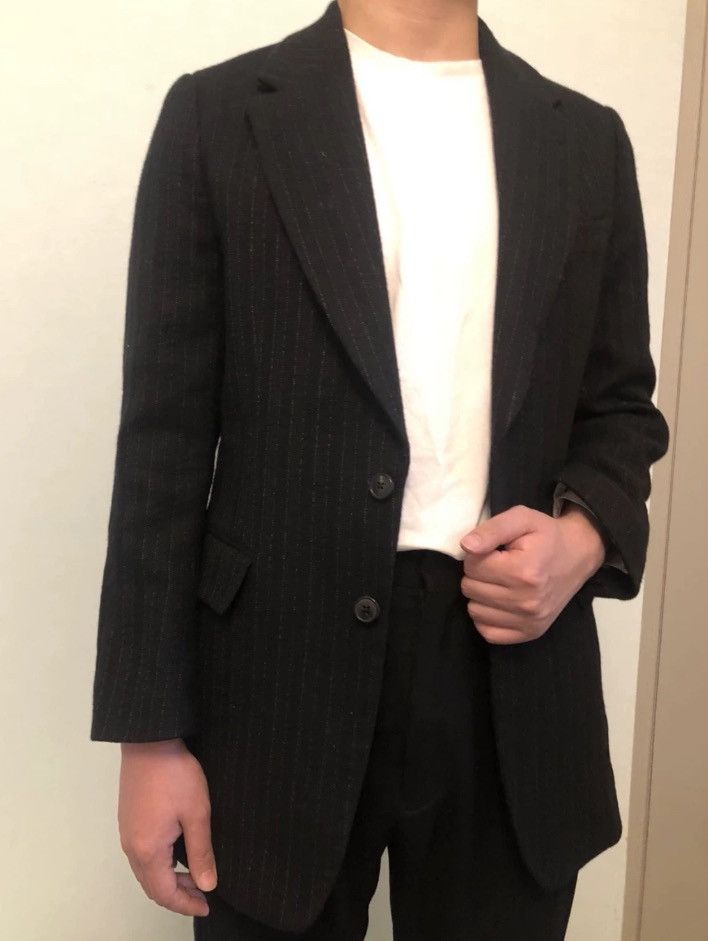Dries Van Noten Dries van noten Striped white suit jacket 2412-Nextarrow Size 48R - 8 Thumbnail