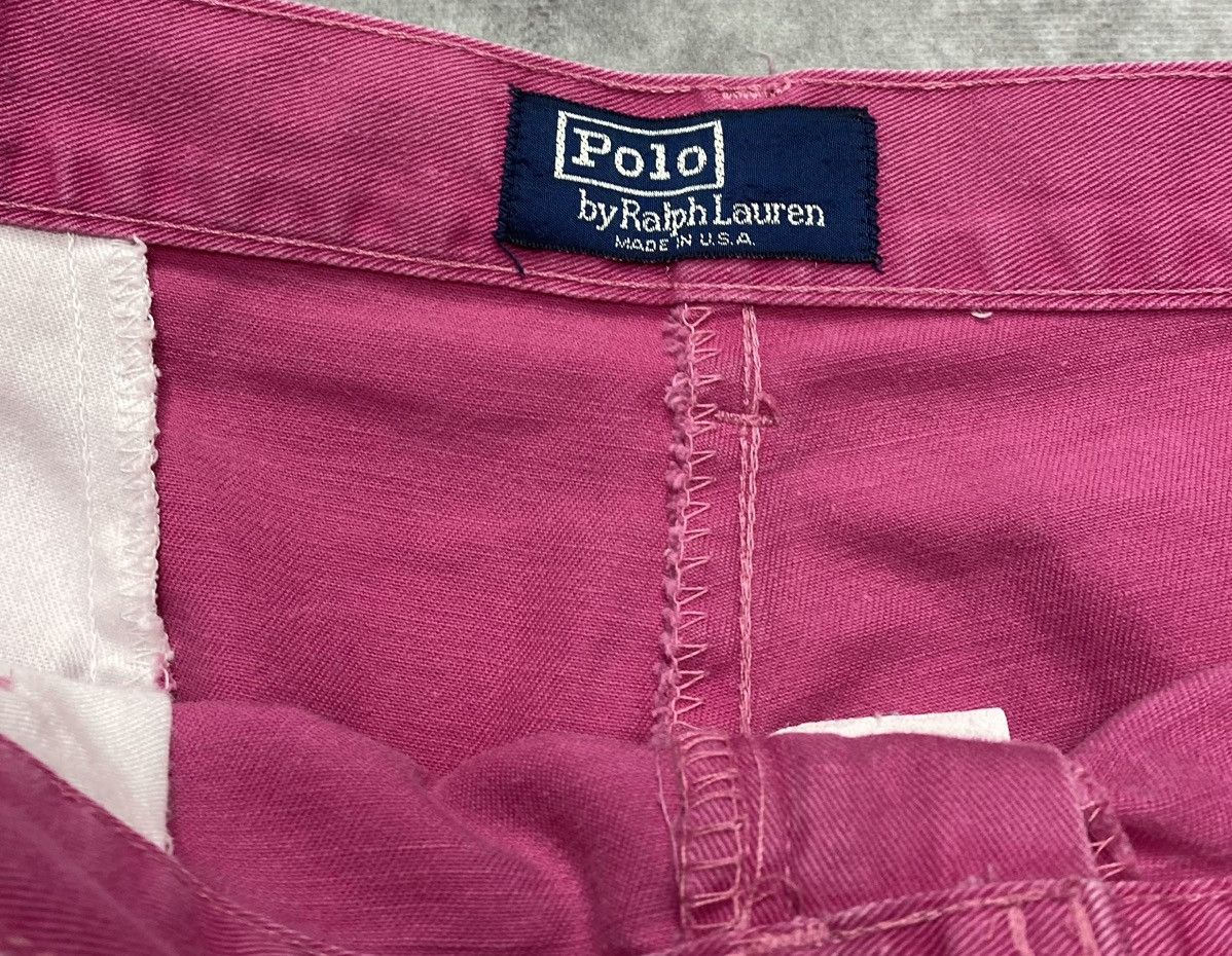 Polo Ralph Lauren 90’s Vintage Polo Ralph Lauren Pink Chino Shorts Size US 36 / EU 52 - 2 Thumbnail