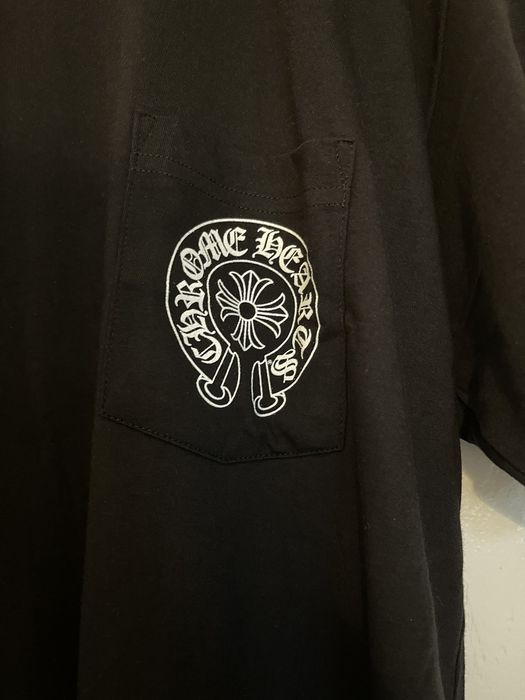 Chrome Hearts Chrome Hearts Horseshoe Logo Pocket Tshirt | Grailed