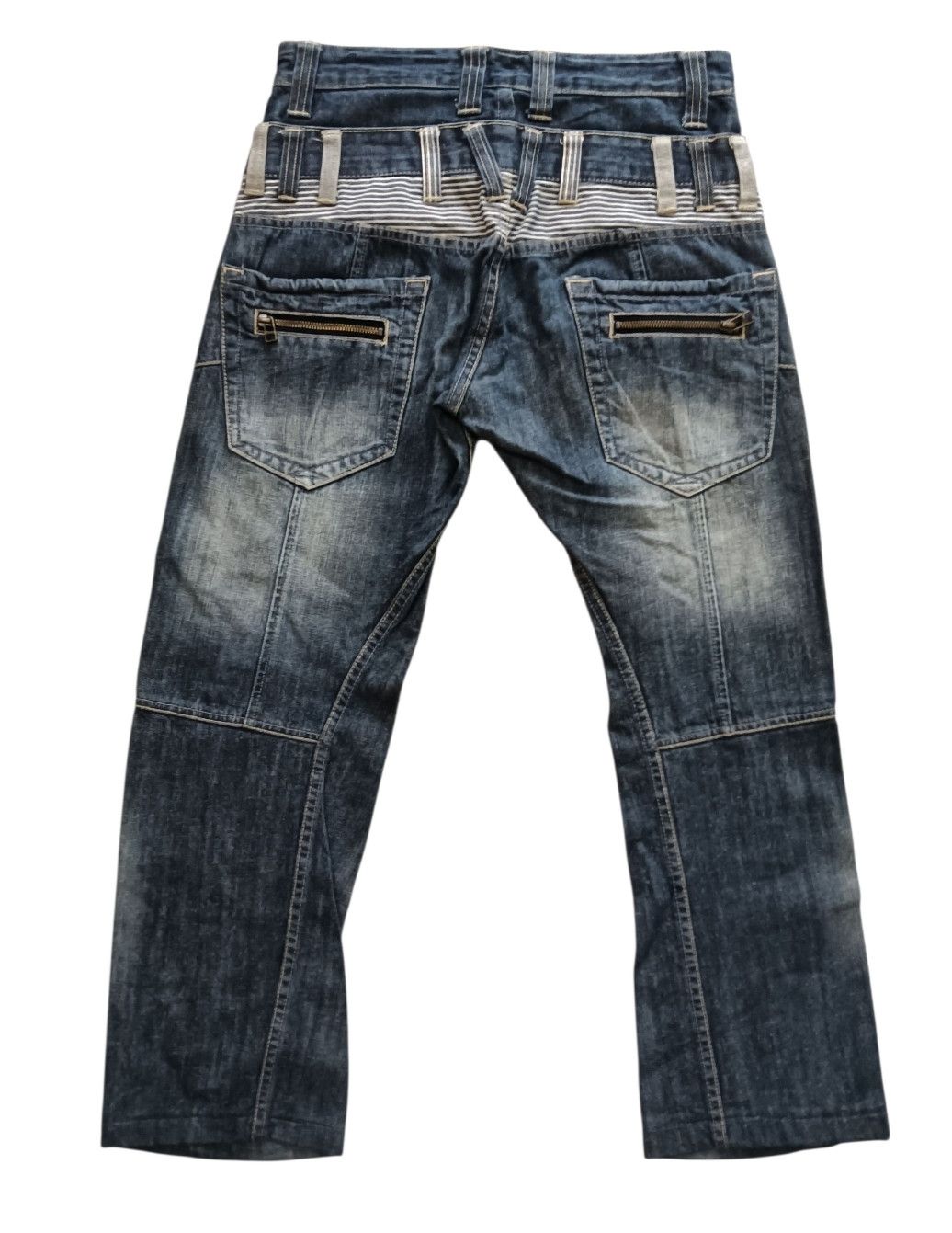 Other Dominate Double Waist Distressed Jeans Size US 32 / EU 48 - 2 Thumbnail