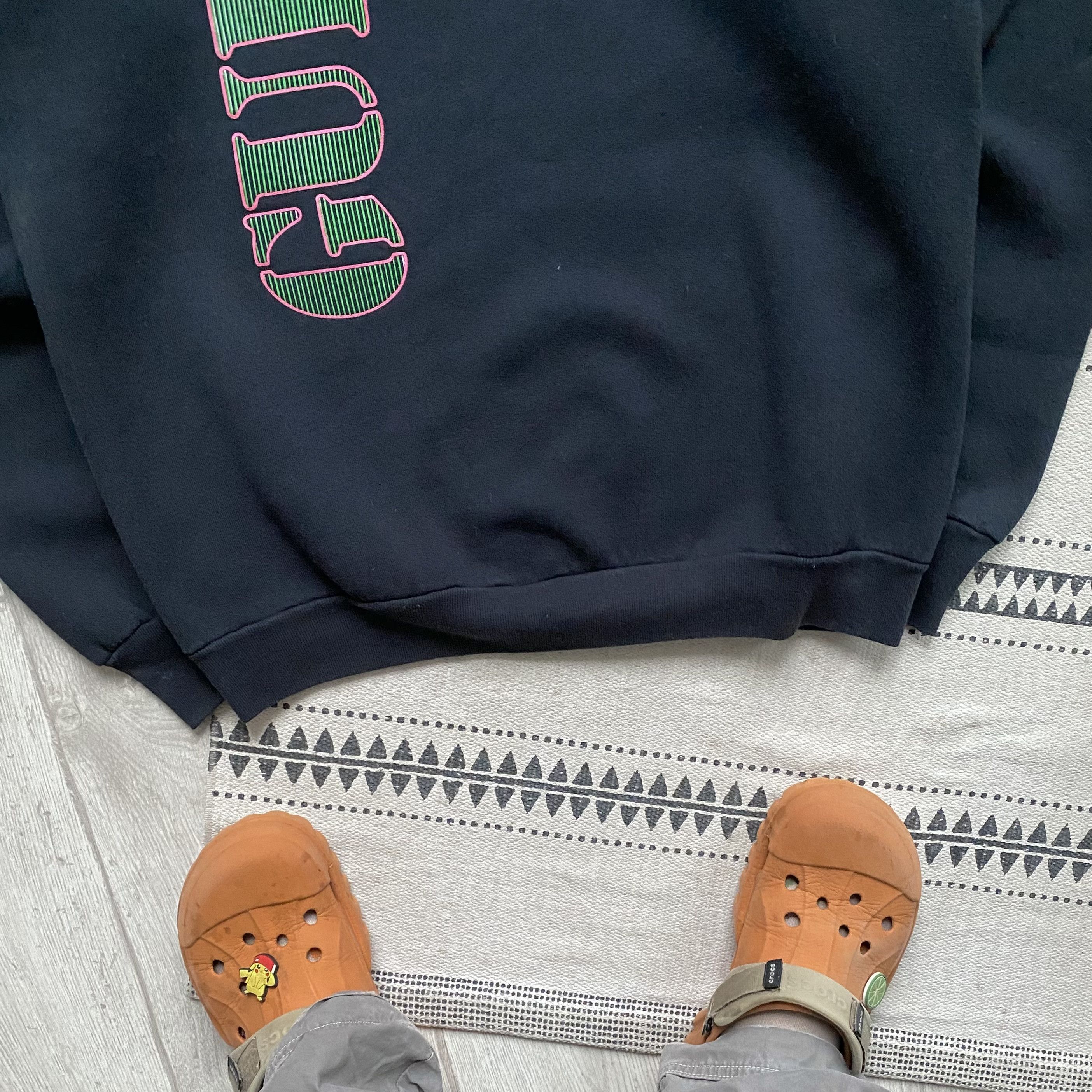 Guess 🖤 Vintage 80-90s GUESS USA logo sweatshirt Y2K Size US M / EU 48-50 / 2 - 2 Thumbnail
