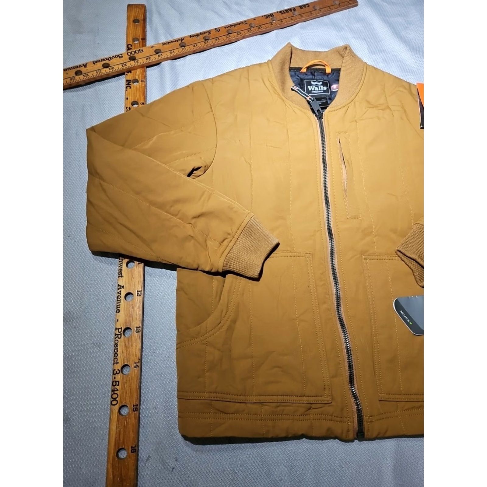 Walls Walls Jacket Mens M Beige Nwt Bristlecone Driftwood Puffer Primaloft Full Zip Size US M / EU 48-50 / 2 - 4 Thumbnail