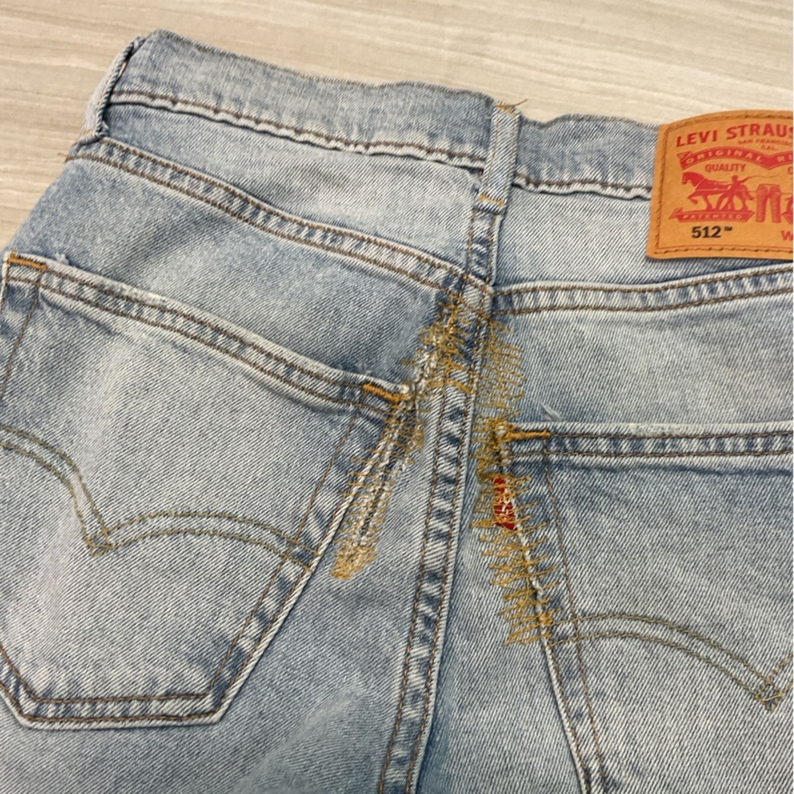 Levi's Levi’s Distressed Light Blue Jeans Size US 28 / EU 44 - 6 Thumbnail