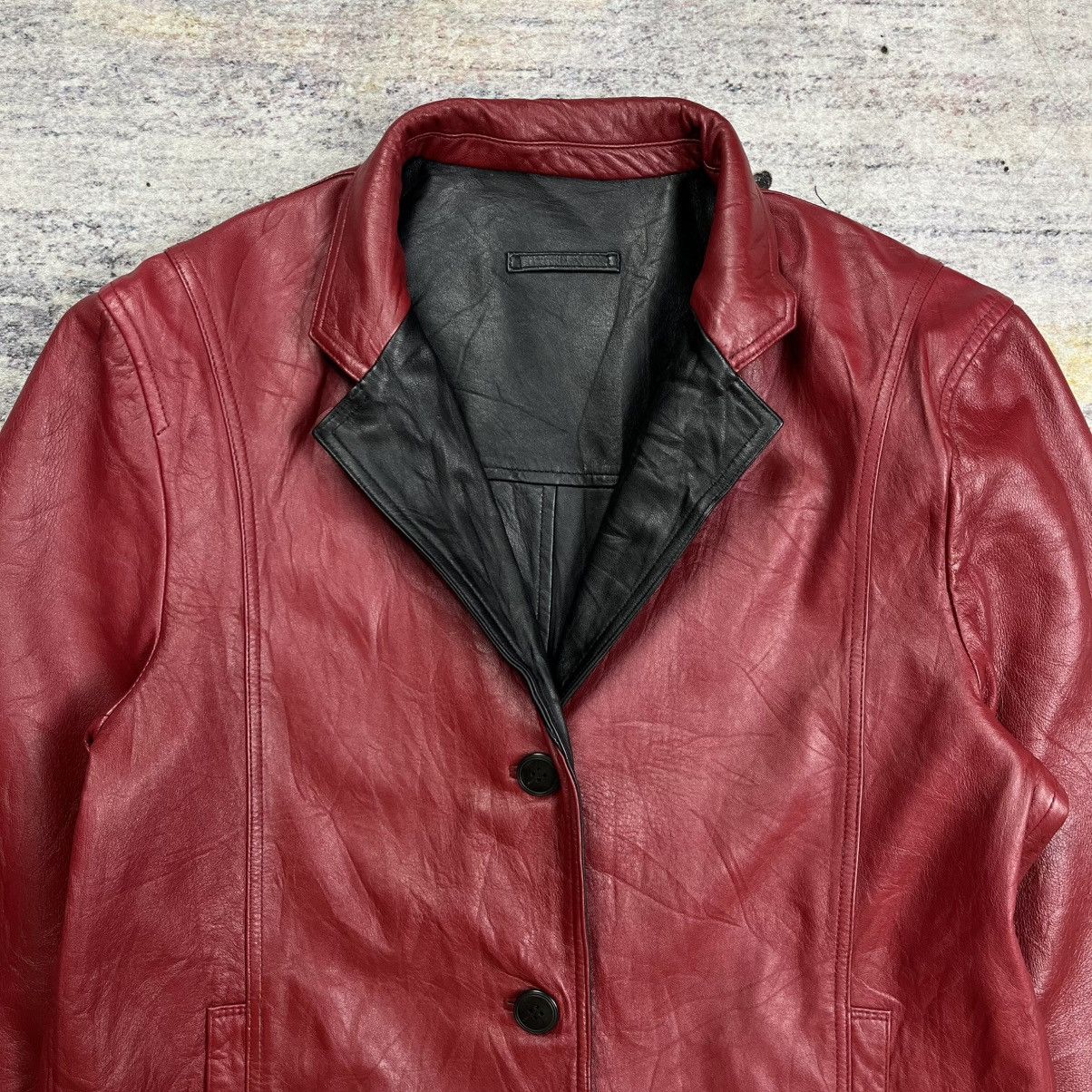 Jean Paul Gaultier Vintage 90s gaultier objet homme reversible leather jacket Size US L / EU 52-54 / 3 - 13 Thumbnail