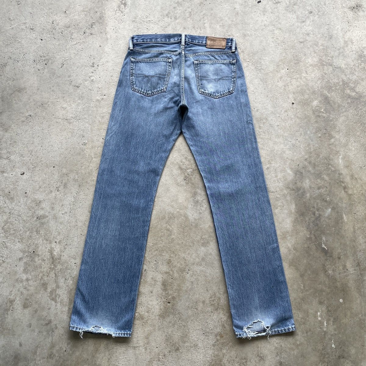 Jean × Polo Ralph Lauren × Ralph Lauren Vintage Polo Ralph Lauren Faded Jeans Denim Pants W32 Size US 32 / EU 48 - 13 Thumbnail