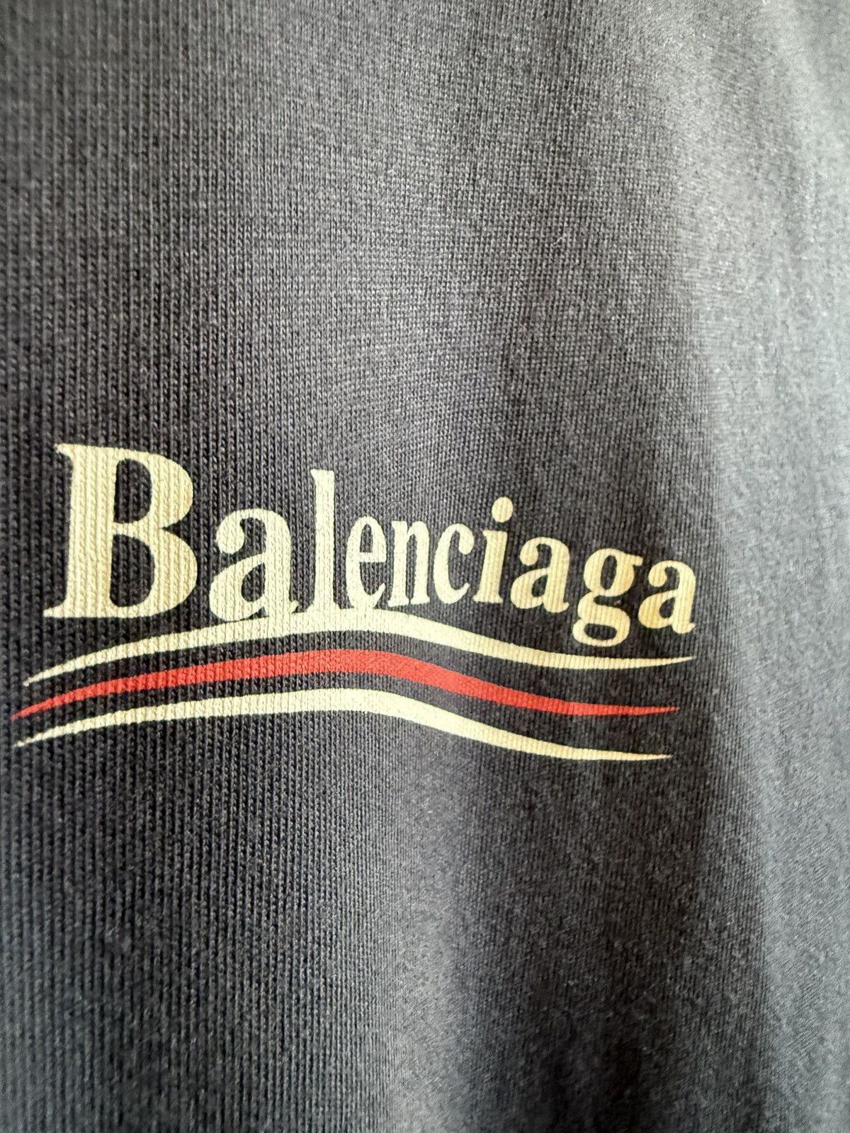 Balenciaga Balenciaga “Campaign” T-shirt Dark blue/Navy blue Size US XL / EU 56 / 4 - 4 Thumbnail