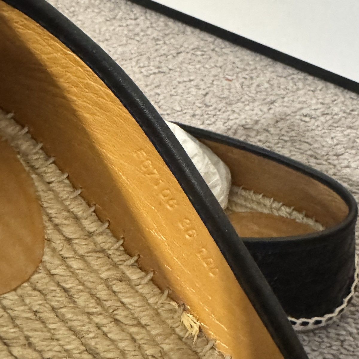 Gucci Gucci Black Leather Espadrilles - Women’s Size 6/36 Size US 6 / IT 36 - 3 Thumbnail