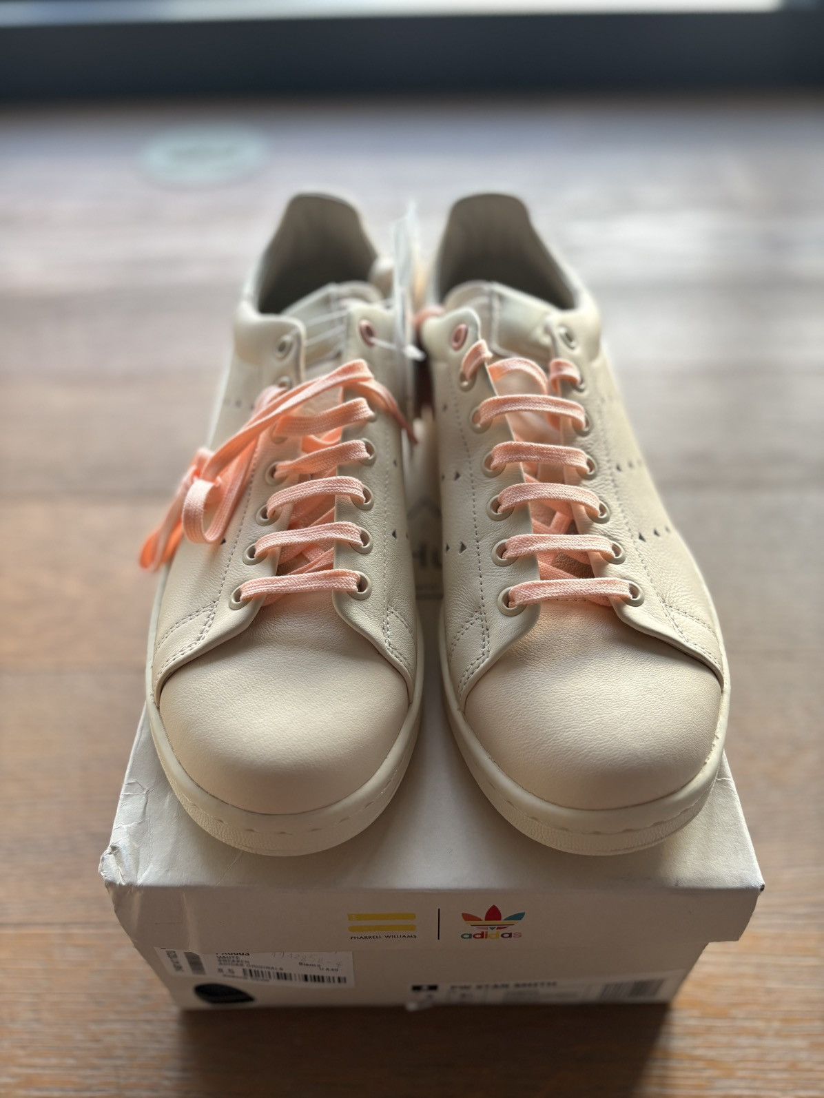 Adidas × Pharrell Pharrell Williams x adidas Stan Smith Cream Men's Size US 9 / EU 42 - 2 Thumbnail