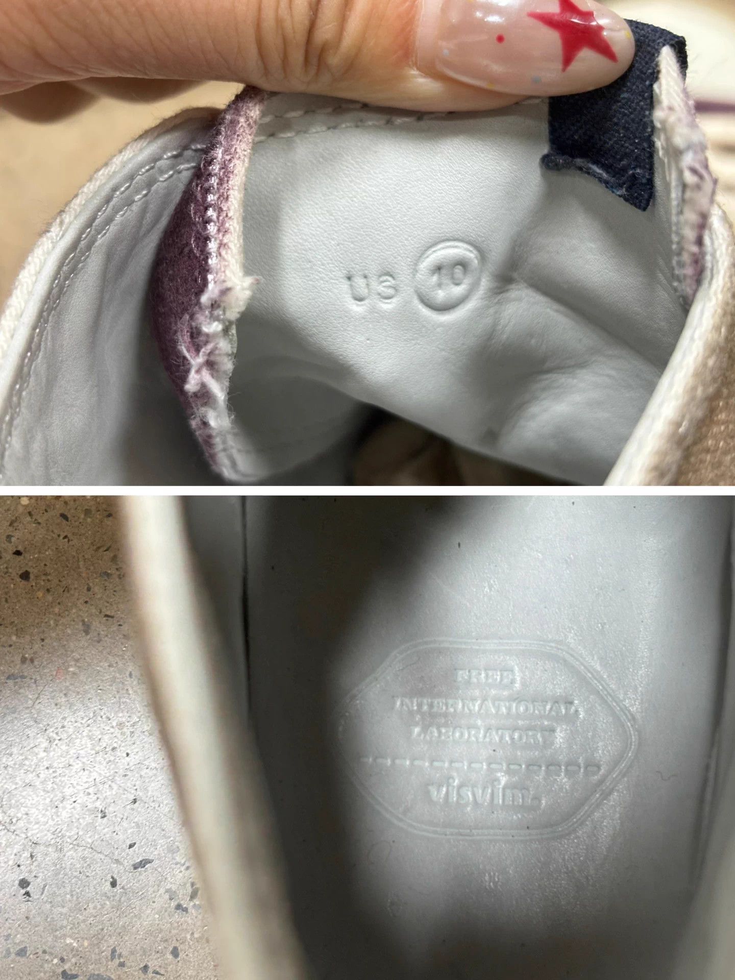 Visvim Visvim ICT Skagway hi Purple Hi-Top Canvas Sneaker US10/EU44 Size US 11 / EU 44 - 6 Thumbnail