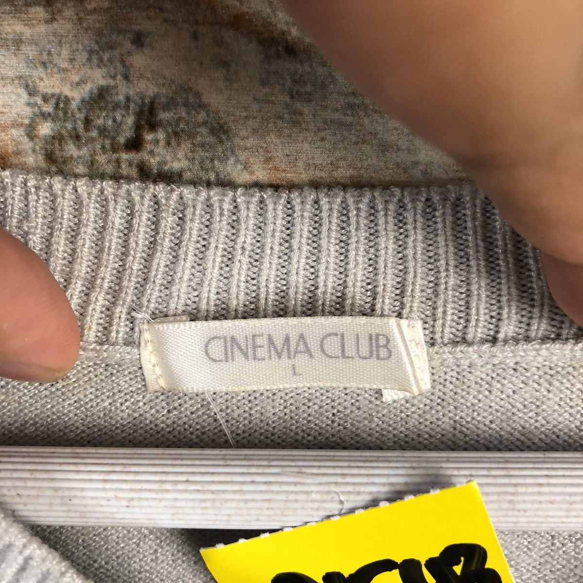 Homespun Knitwear × Japanese Brand × Solid and Striped Cinema Club Grey stripe Knitwear #A1543 Size L / US 10 / IT 46 - 9 Thumbnail