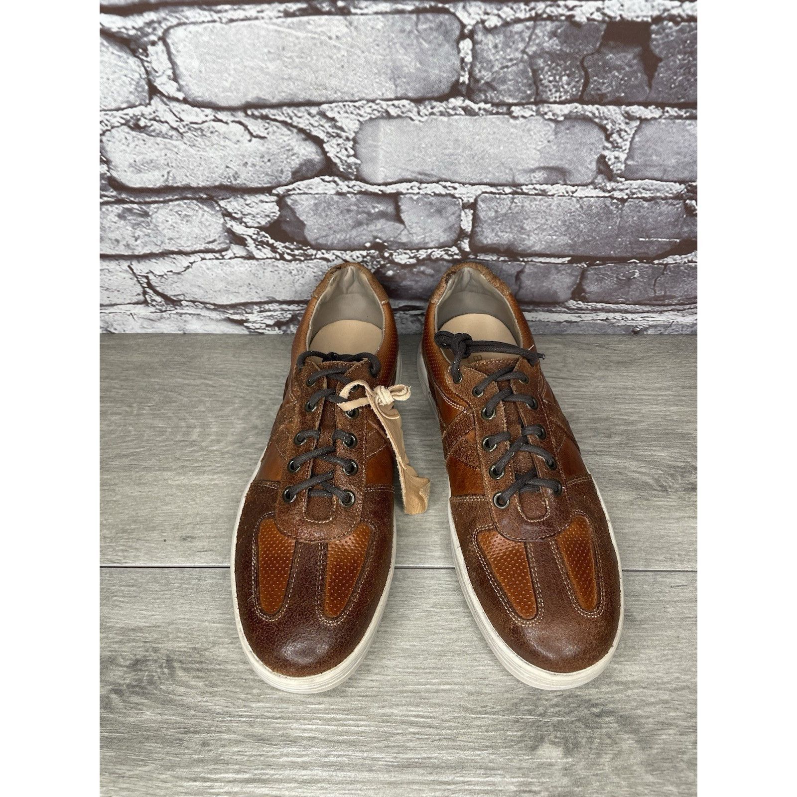 Bed Stu Bed Stu Muller Brown Leather Low Top Casual Lace Up Shoes Me Size US 8.5 / EU 41-42 - 3 Thumbnail