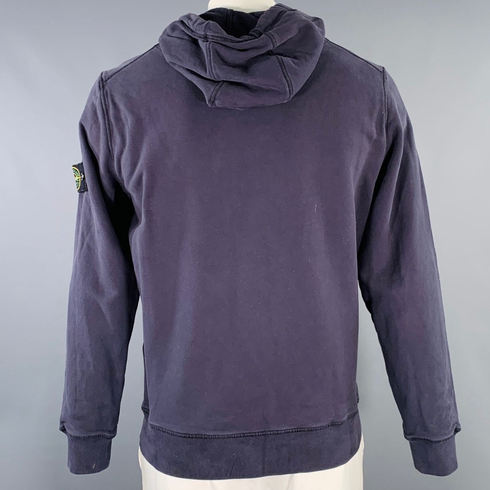 Stone Island STONE ISLAND Size L Grey Blue Cotton Hooded Sweatshirt Size US L / EU 52-54 / 3 - 4 Thumbnail
