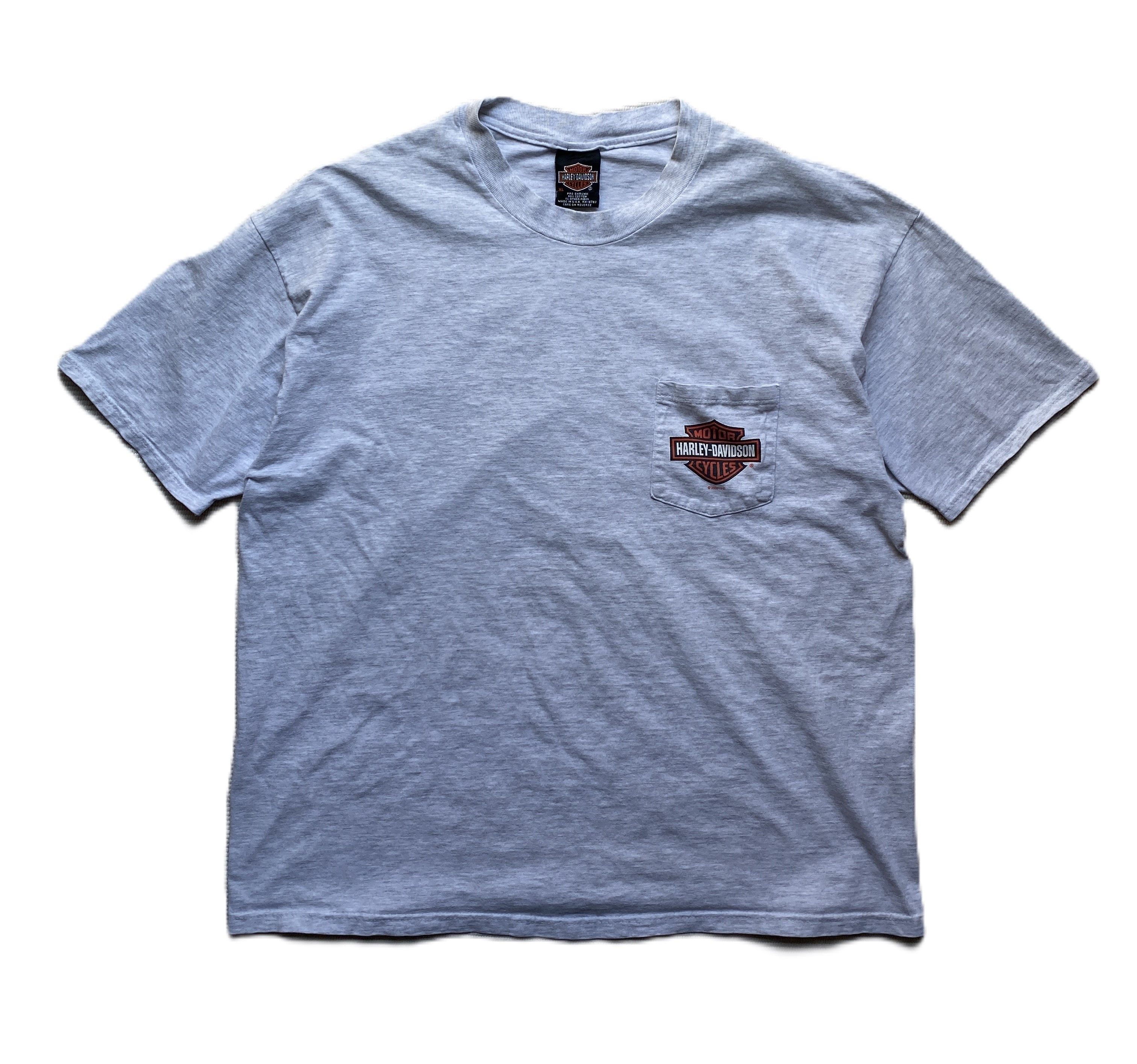 Harley Davidson Vintage 2000 Harley-Davidson DeSoto County Pocket Tee Size US XL / EU 56 / 4 - 2 Thumbnail