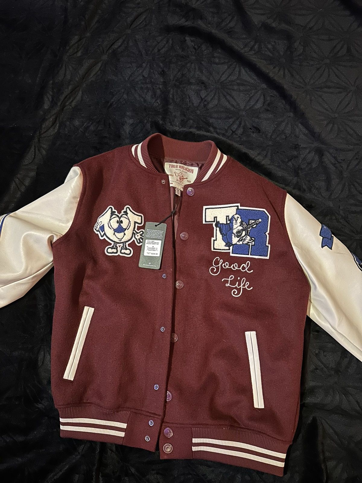 True Religion True religion varsity jacket burgundy Size US M / EU 48-50 / 2 - 1 Thumbnail