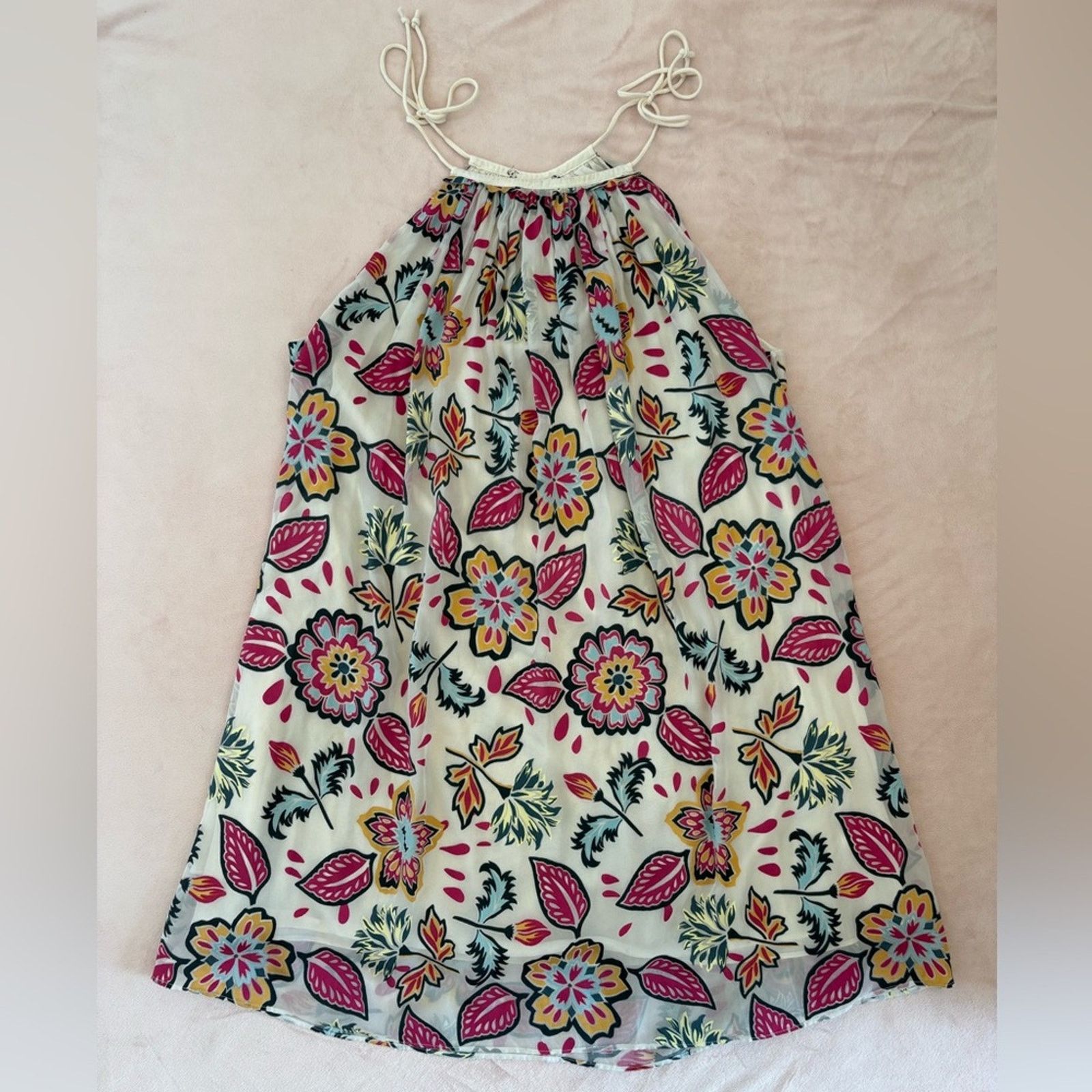 Rag & Bone Rag & Bone Bailey Mini Dress White Floral Size S Size S / US 4 / IT 40 - 12 Thumbnail