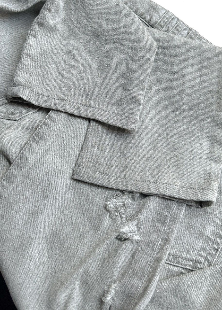 Balmain Balmain Grey Distressed Slim Jeans Size US 34 / EU 50 - 9 Thumbnail