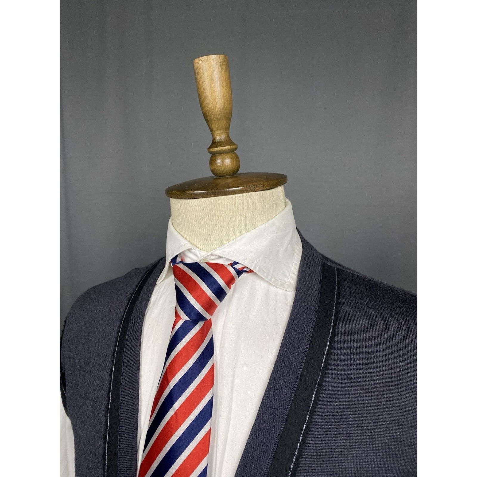 Dior Dior Homme Men's Gray Wool Silk Vest Size M Size US M / EU 48-50 / 2 - 5 Thumbnail