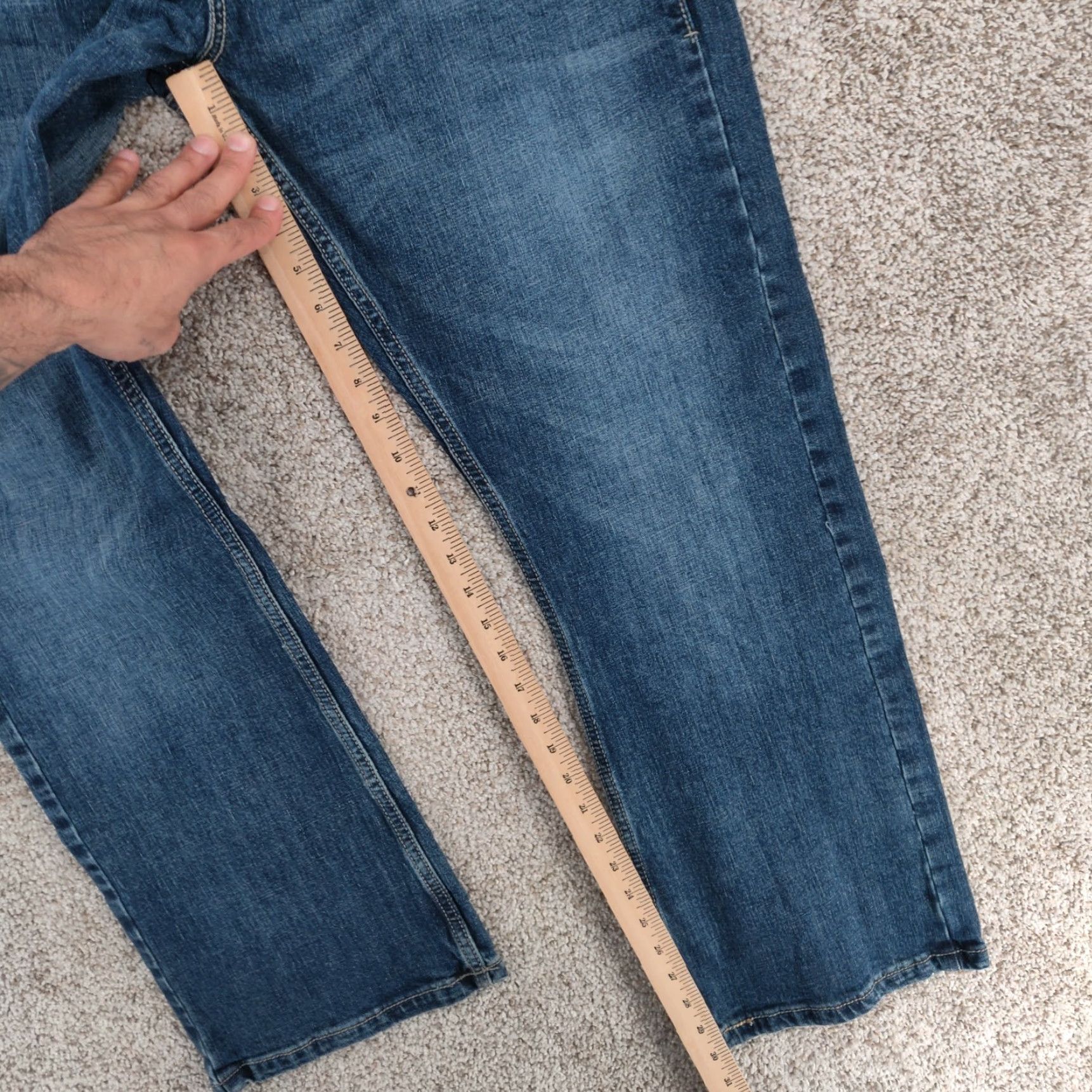 Wrangler Wrangler Retro Slim Boot Jeans Mens 36X30 Blue Western Cowboy Work Size US 36 / EU 52 - 4 Thumbnail